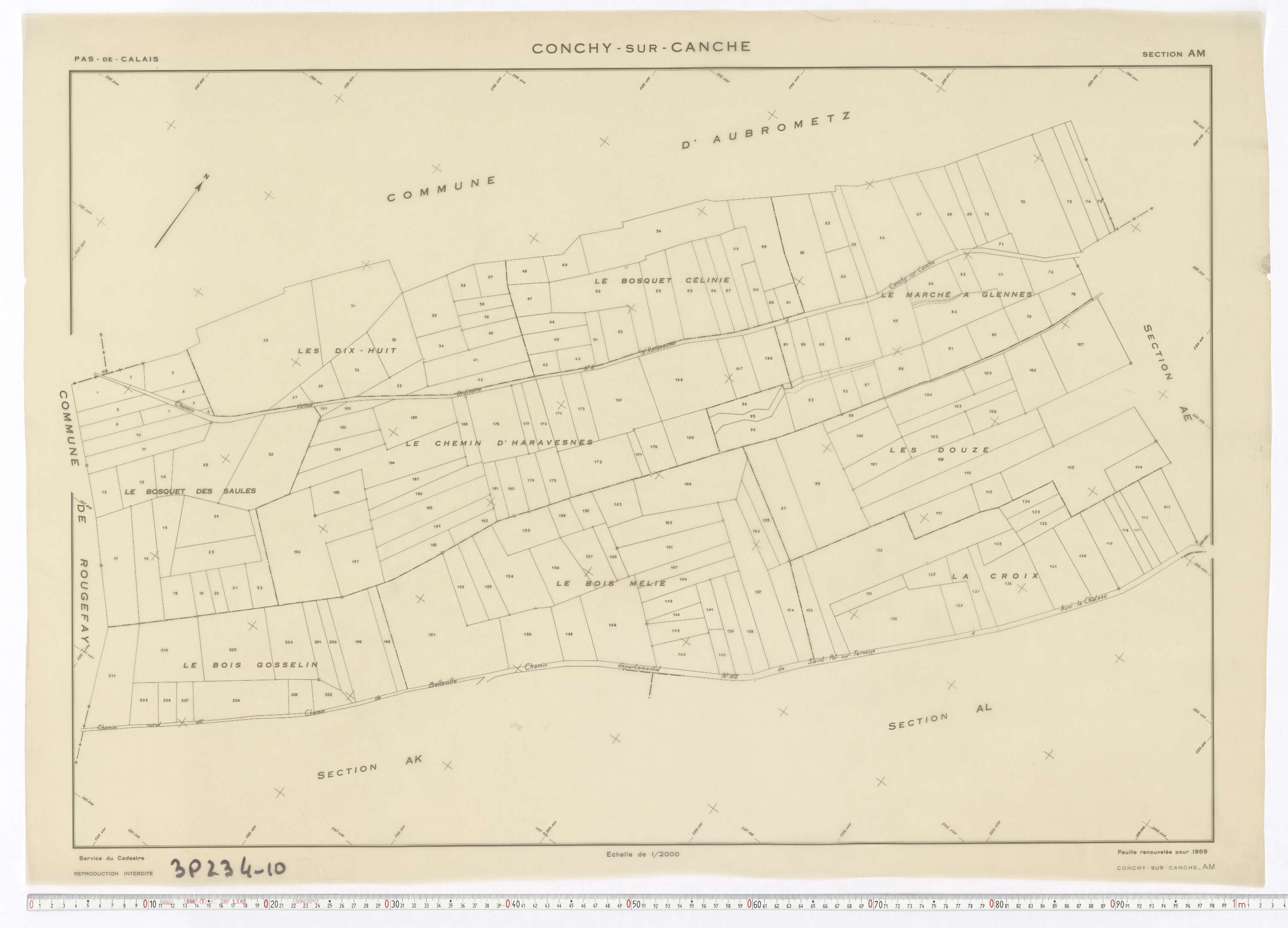 Conchy-sur-Canche - Section AM.