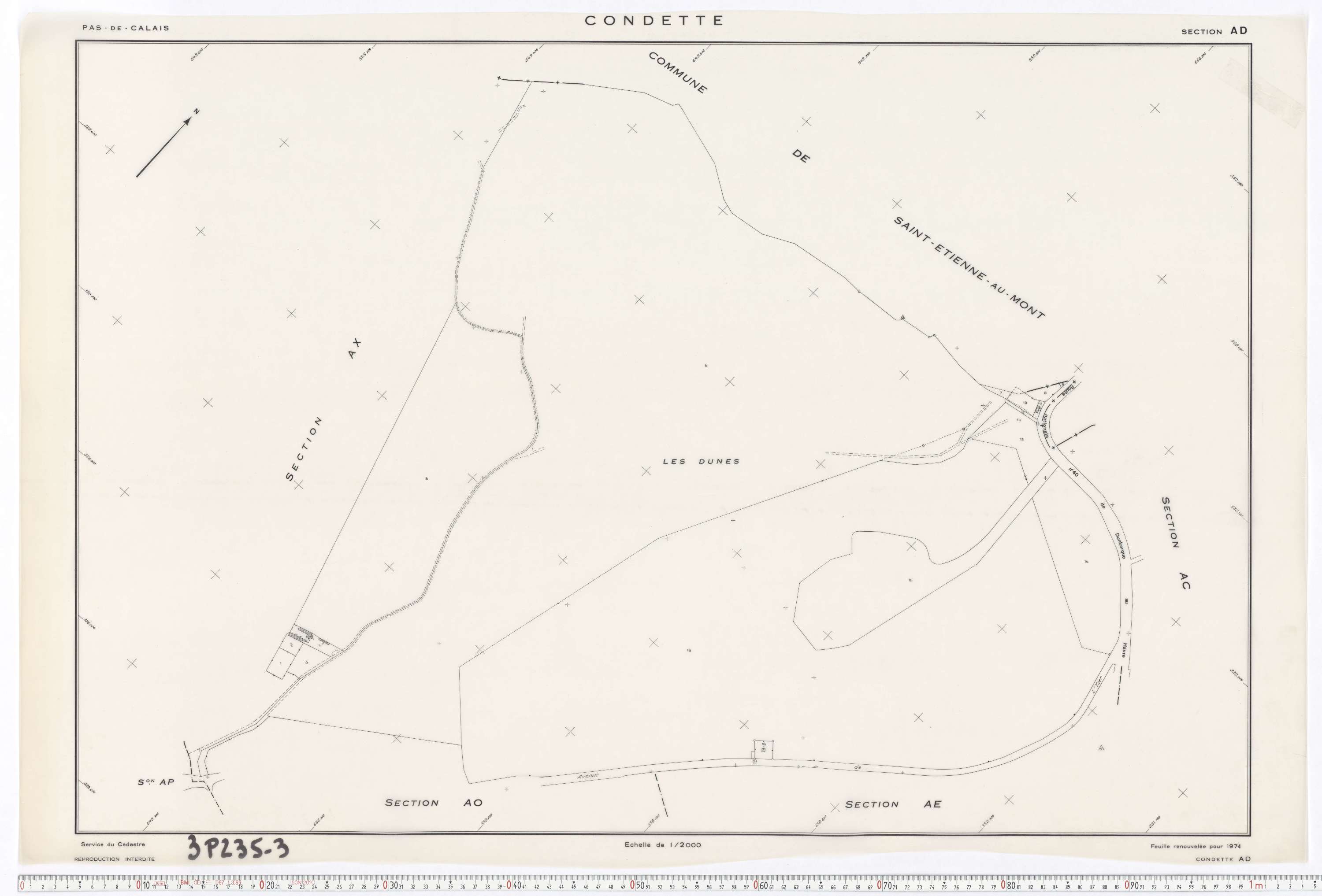 Condette - Section AD.