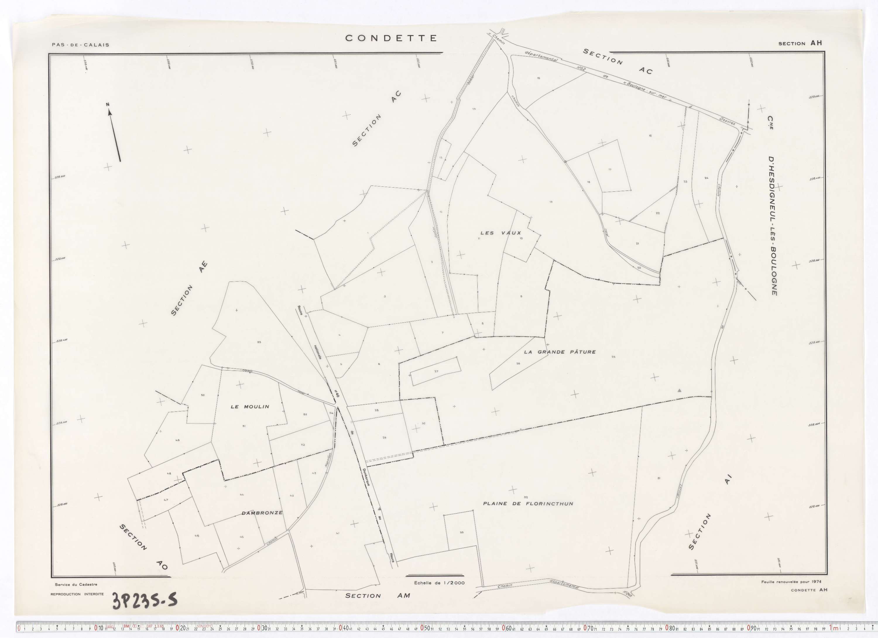 Condette - Section AH.