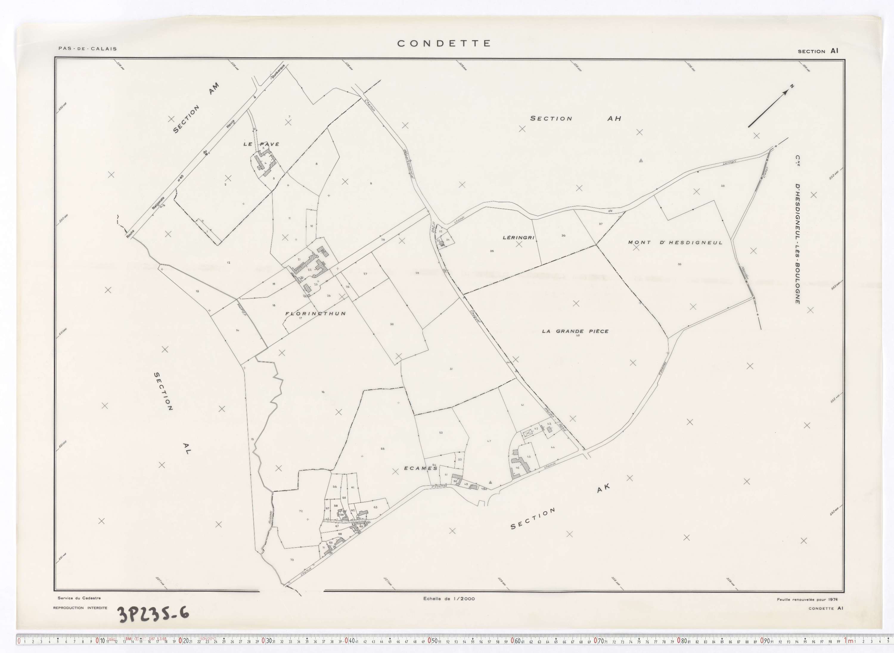 Condette - Section AI.