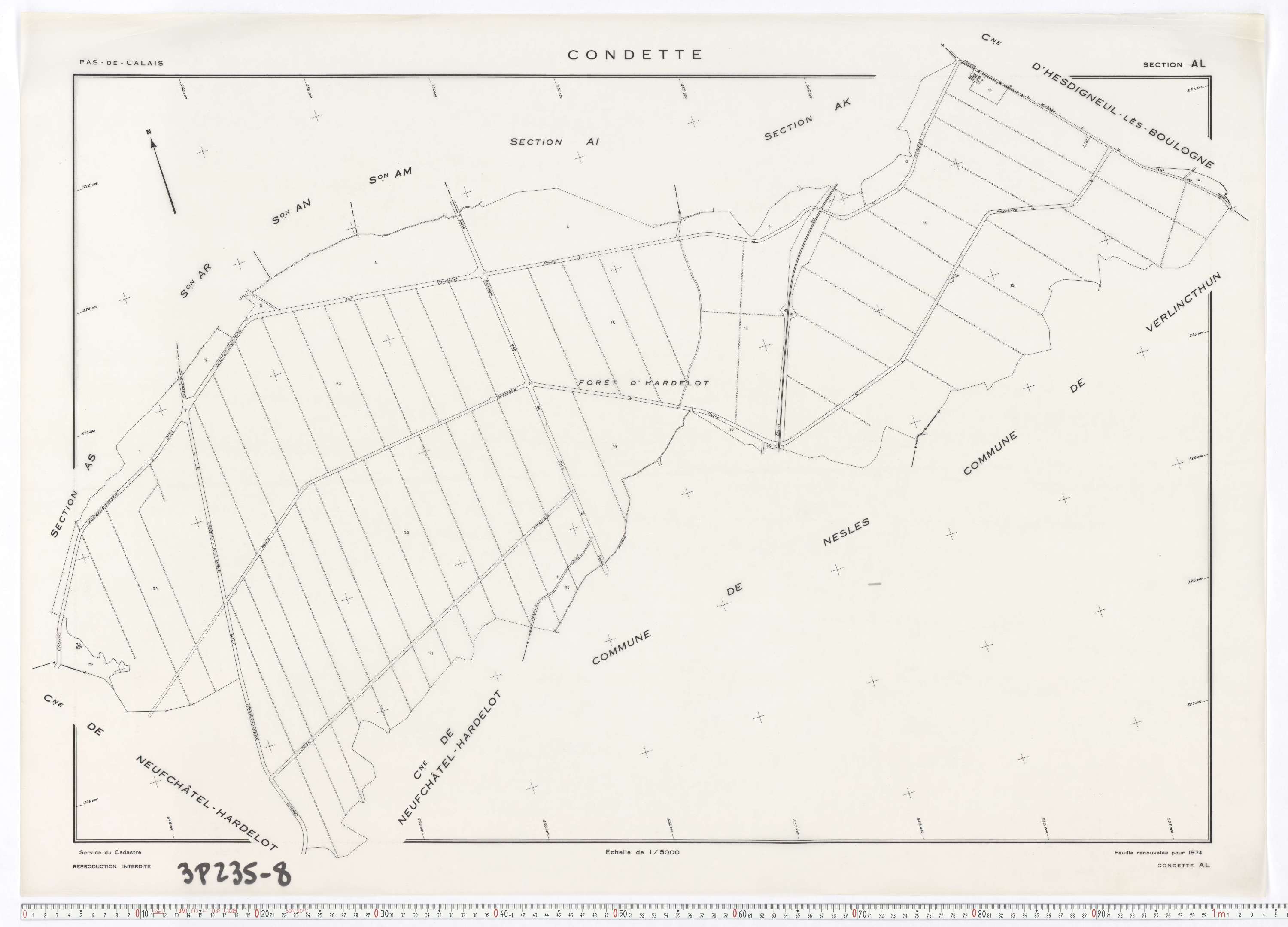 Condette - Section AL.