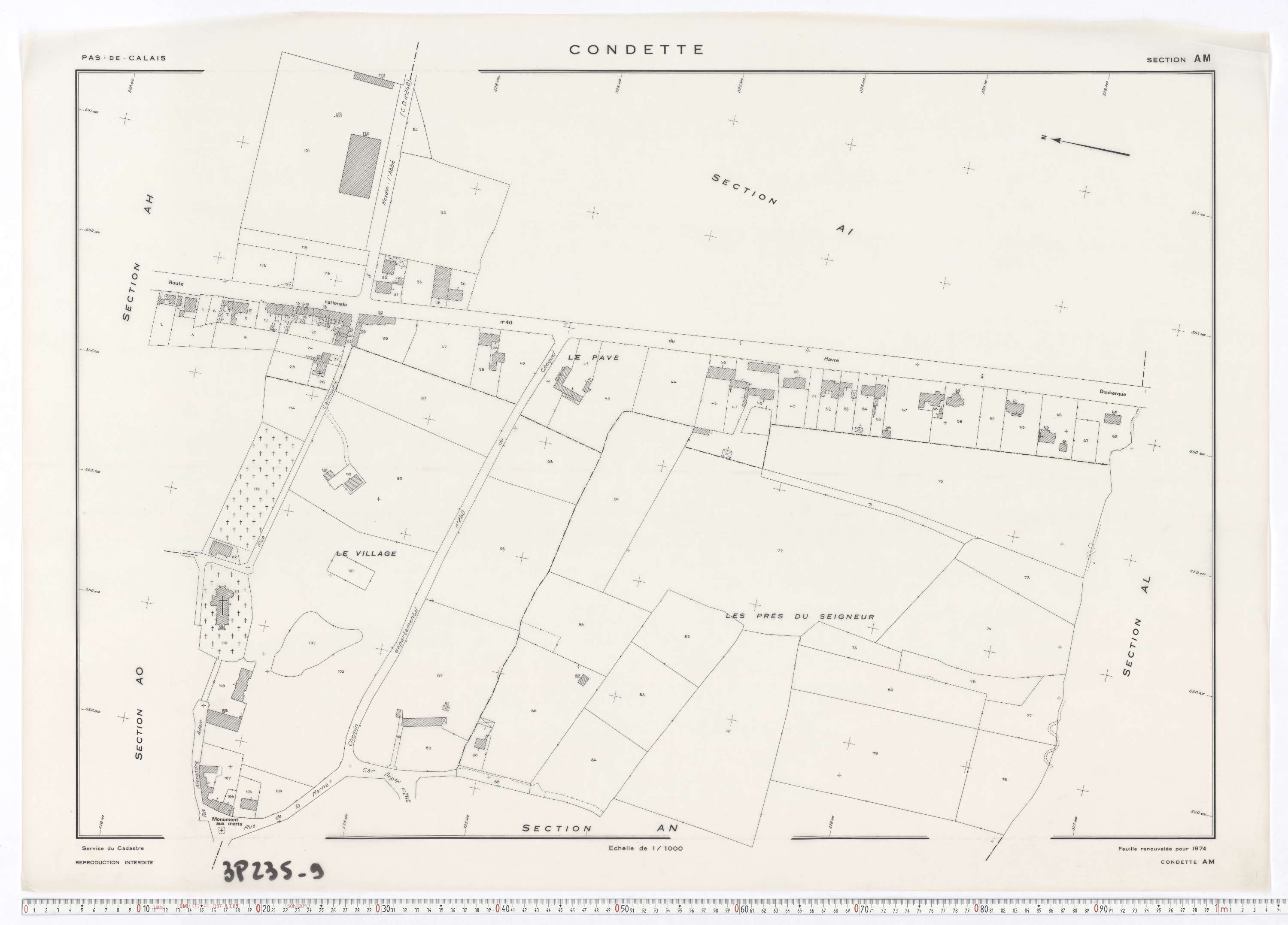 Condette - Section AM.