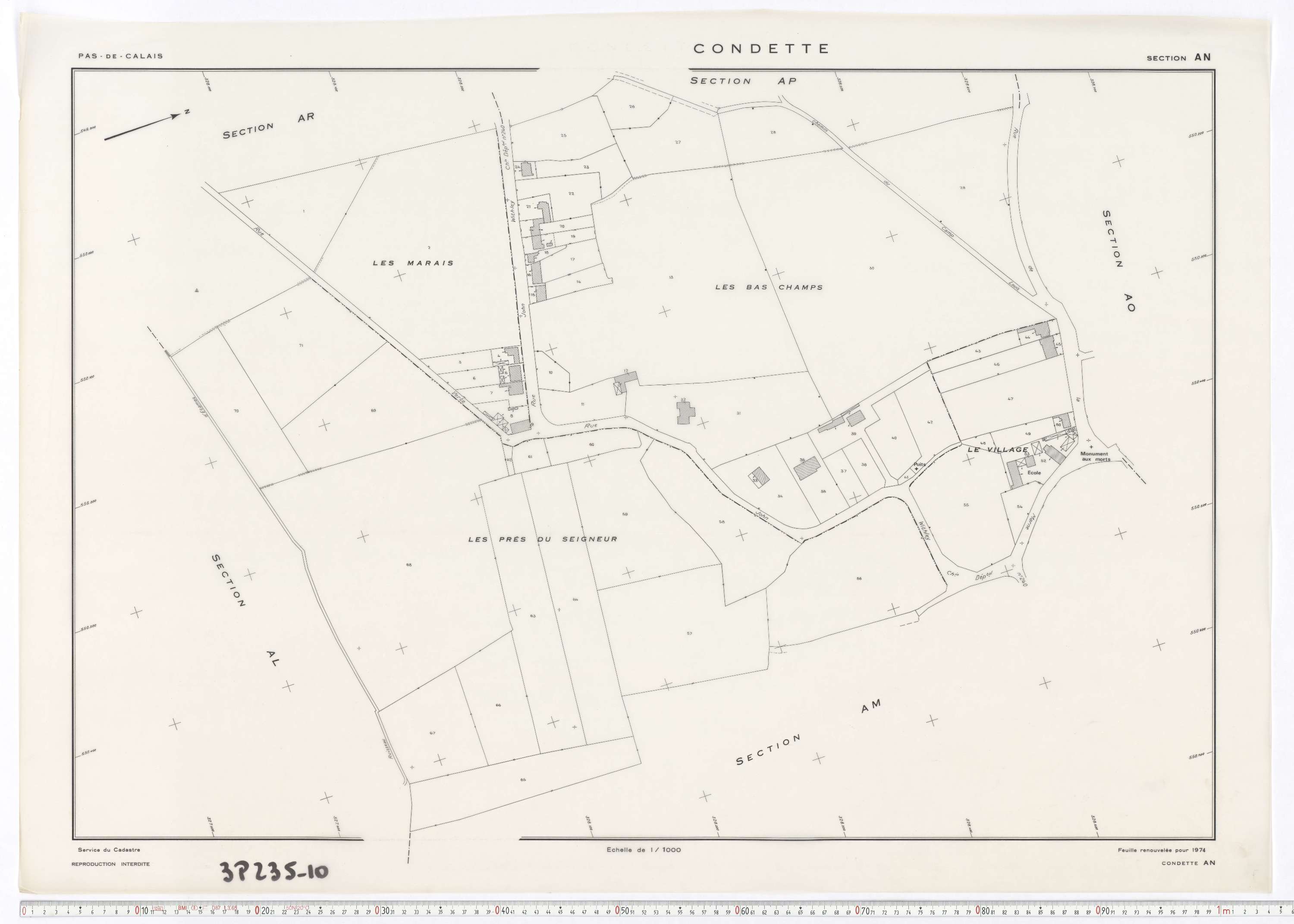Condette - Section AN.