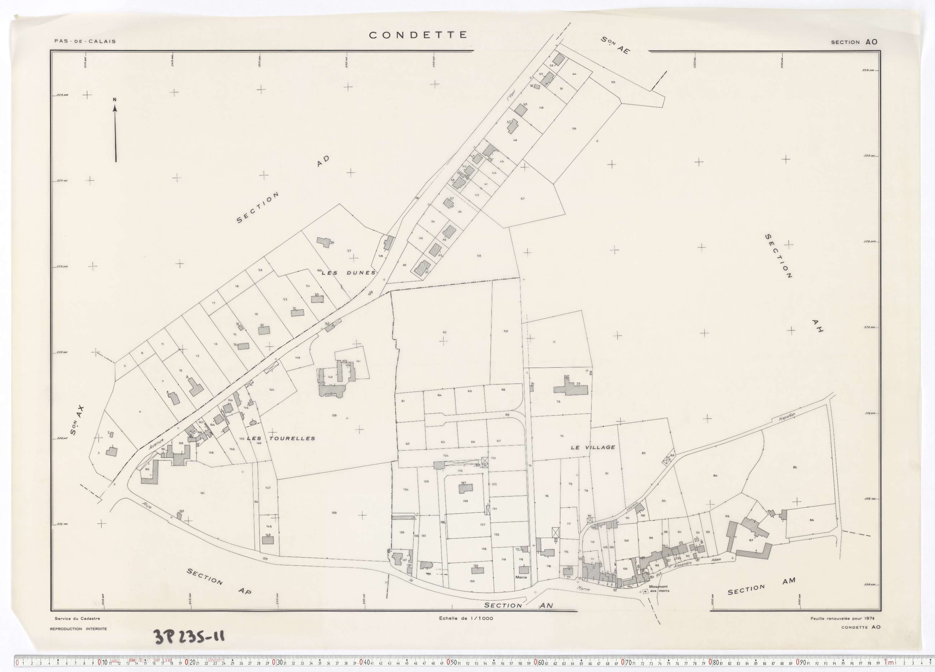 Condette - Section AO.
