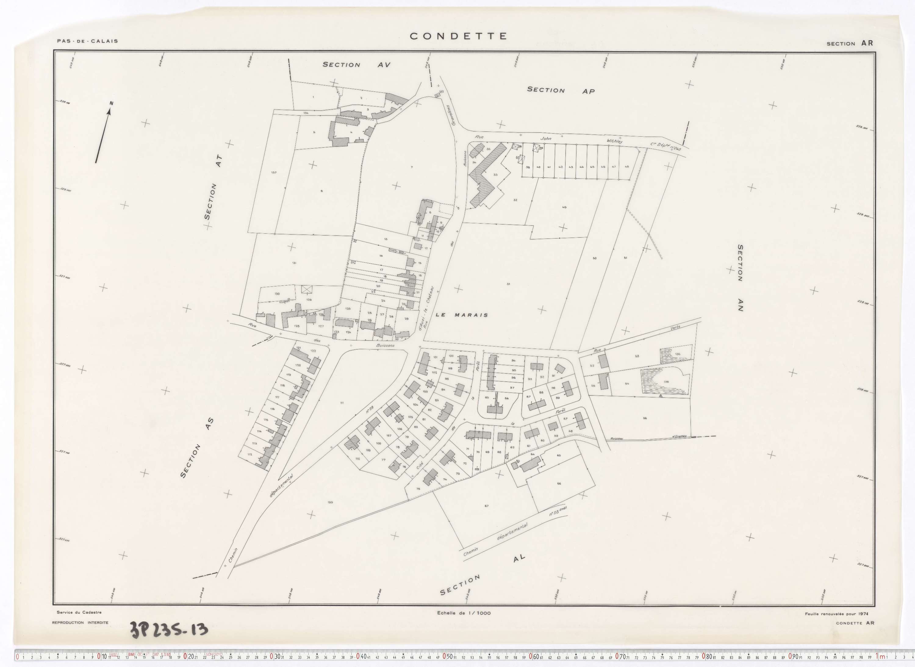 Condette - Section AR.