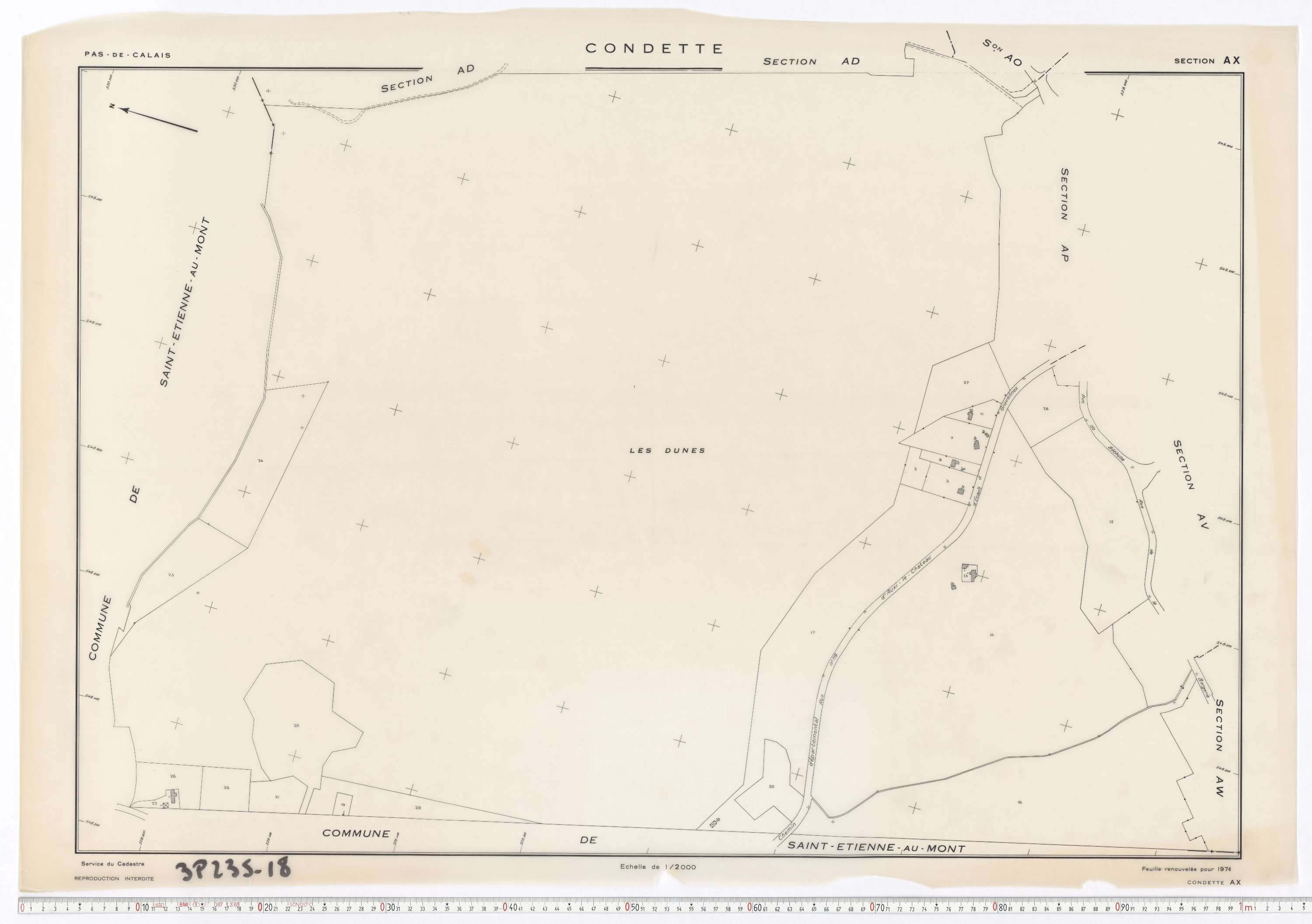 Condette - Section AX.