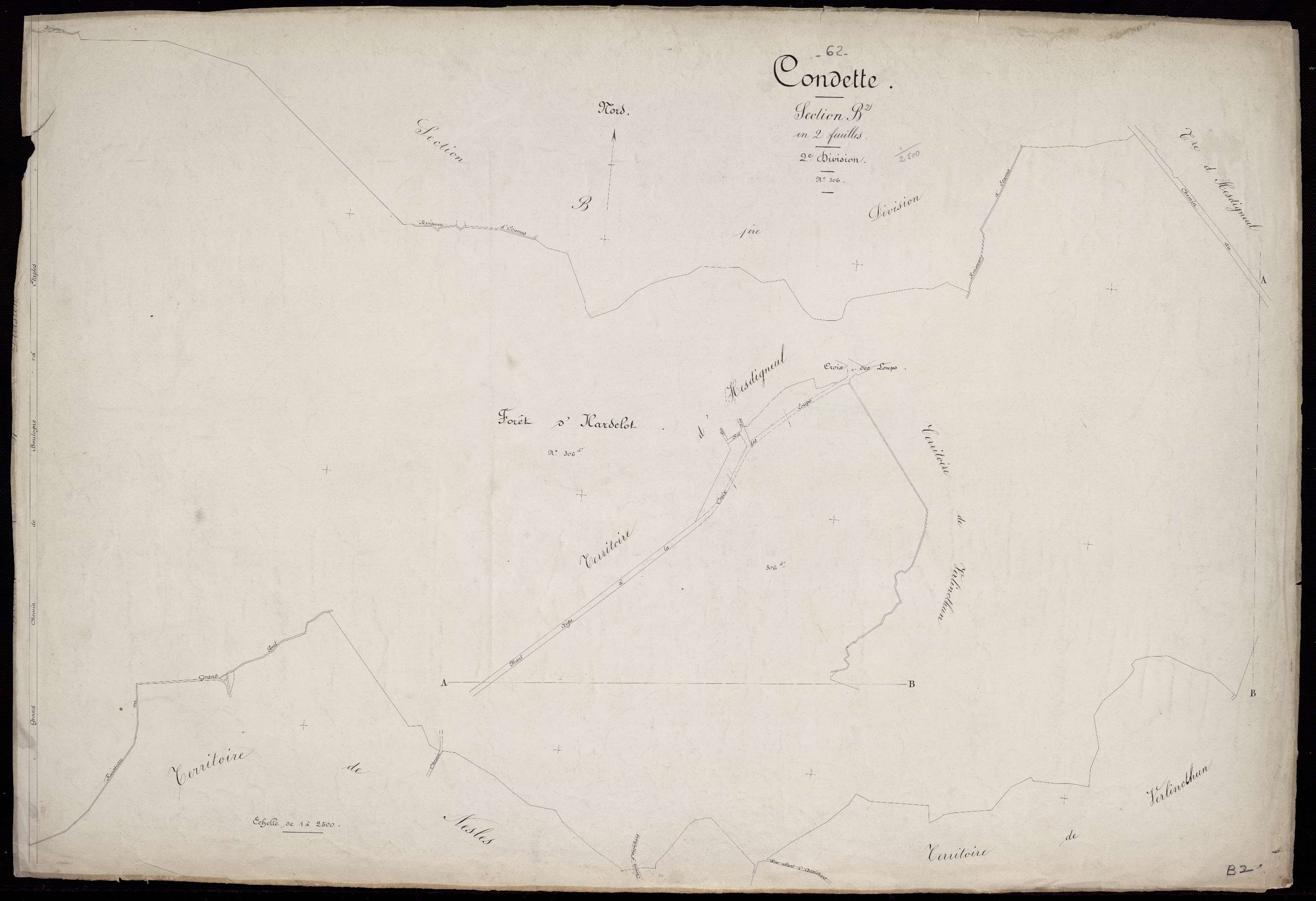 Condette - Section B, 2e feuille