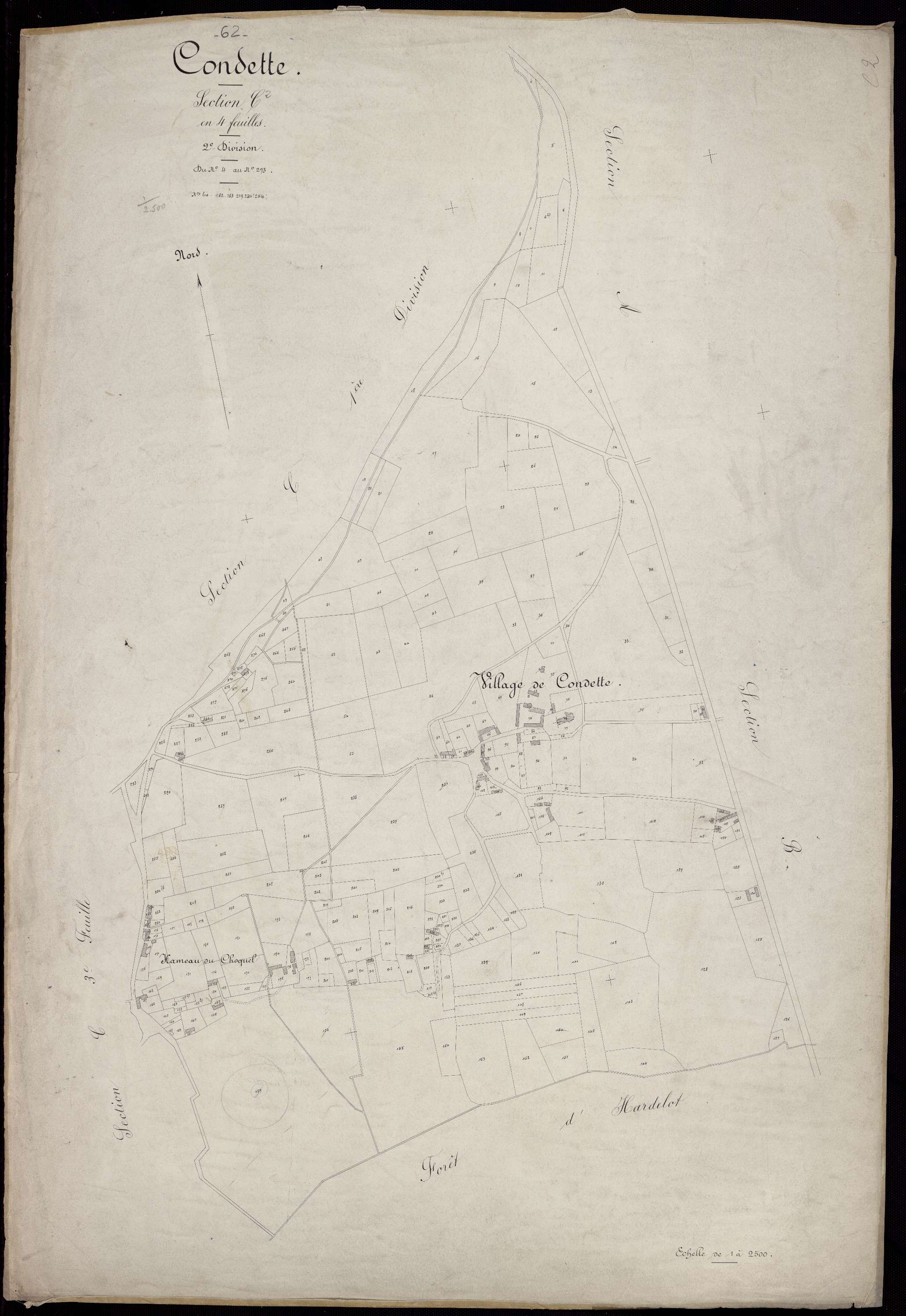 Condette - Section C, 2e feuille