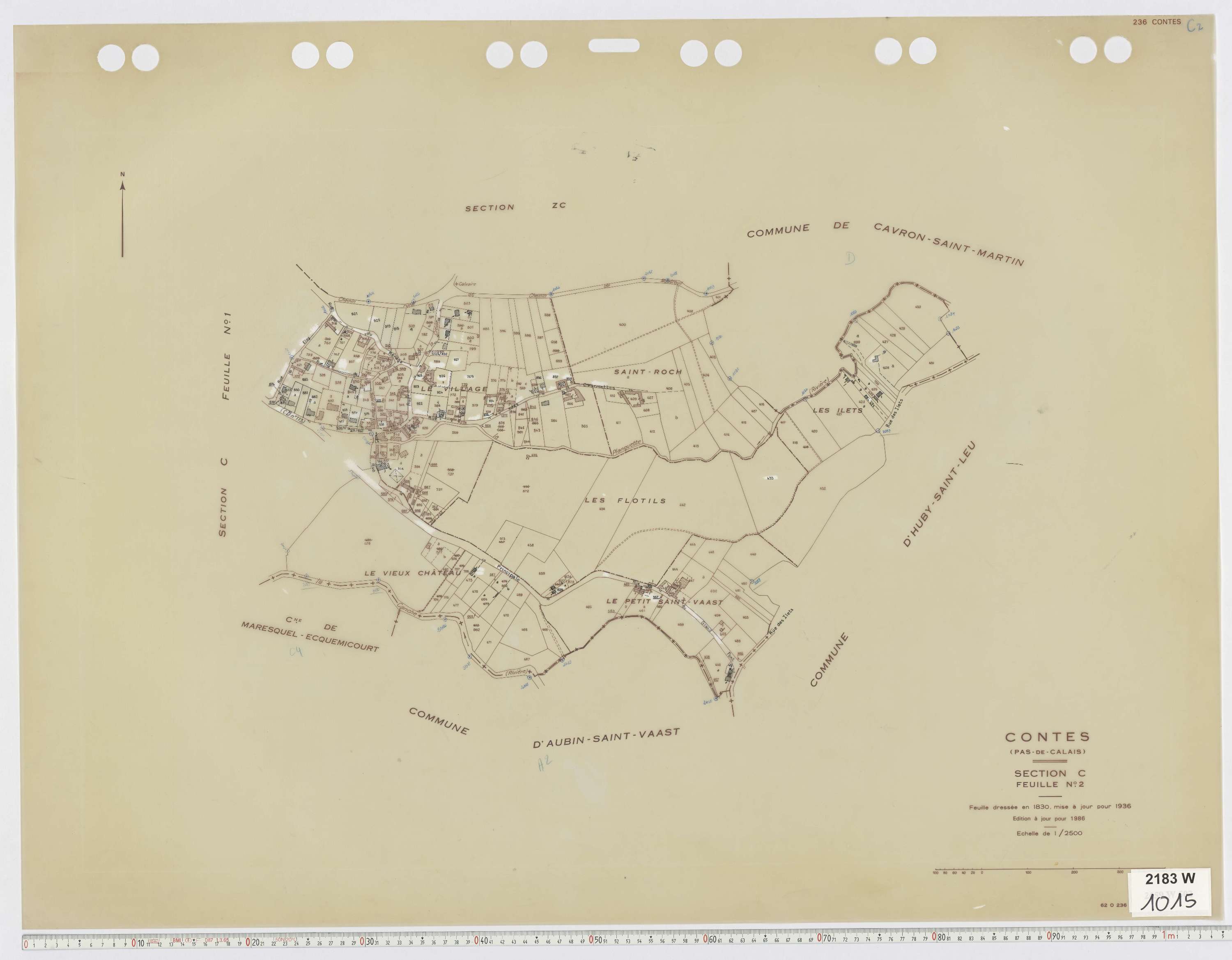 Contes - Section C, feuille 2.