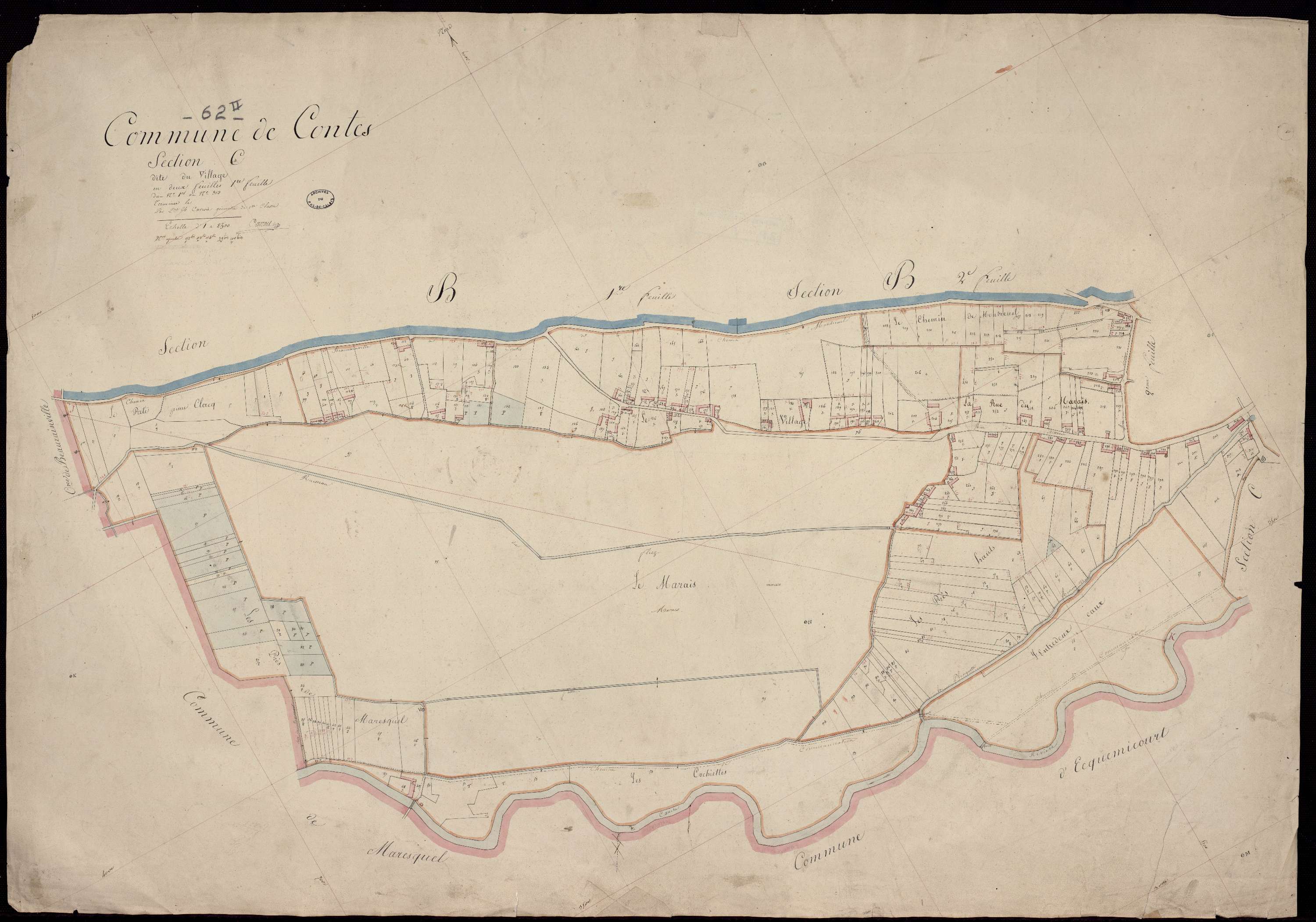 Contes - Section C, 1re feuille