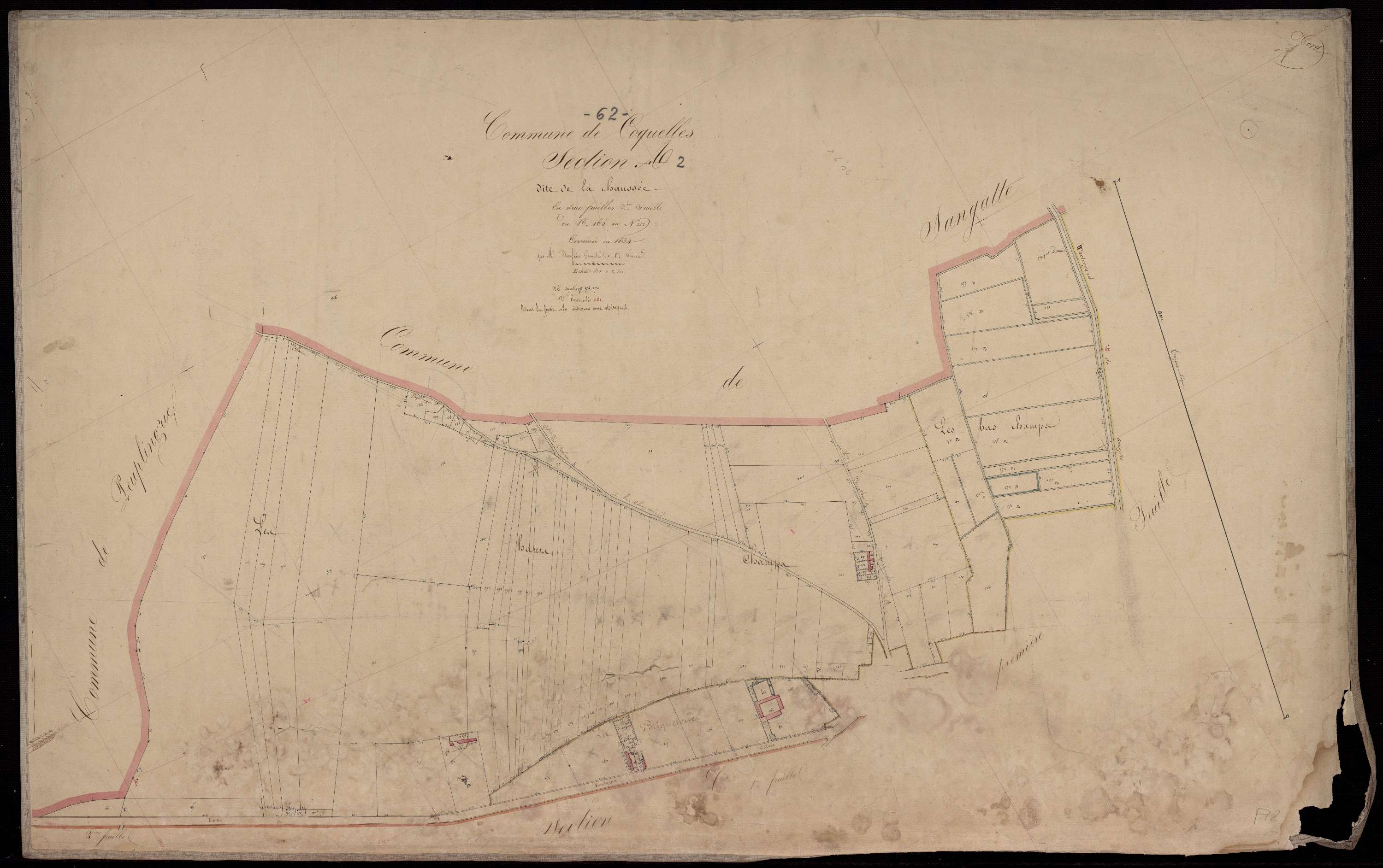 Coquelles - Section A, 2e feuille
