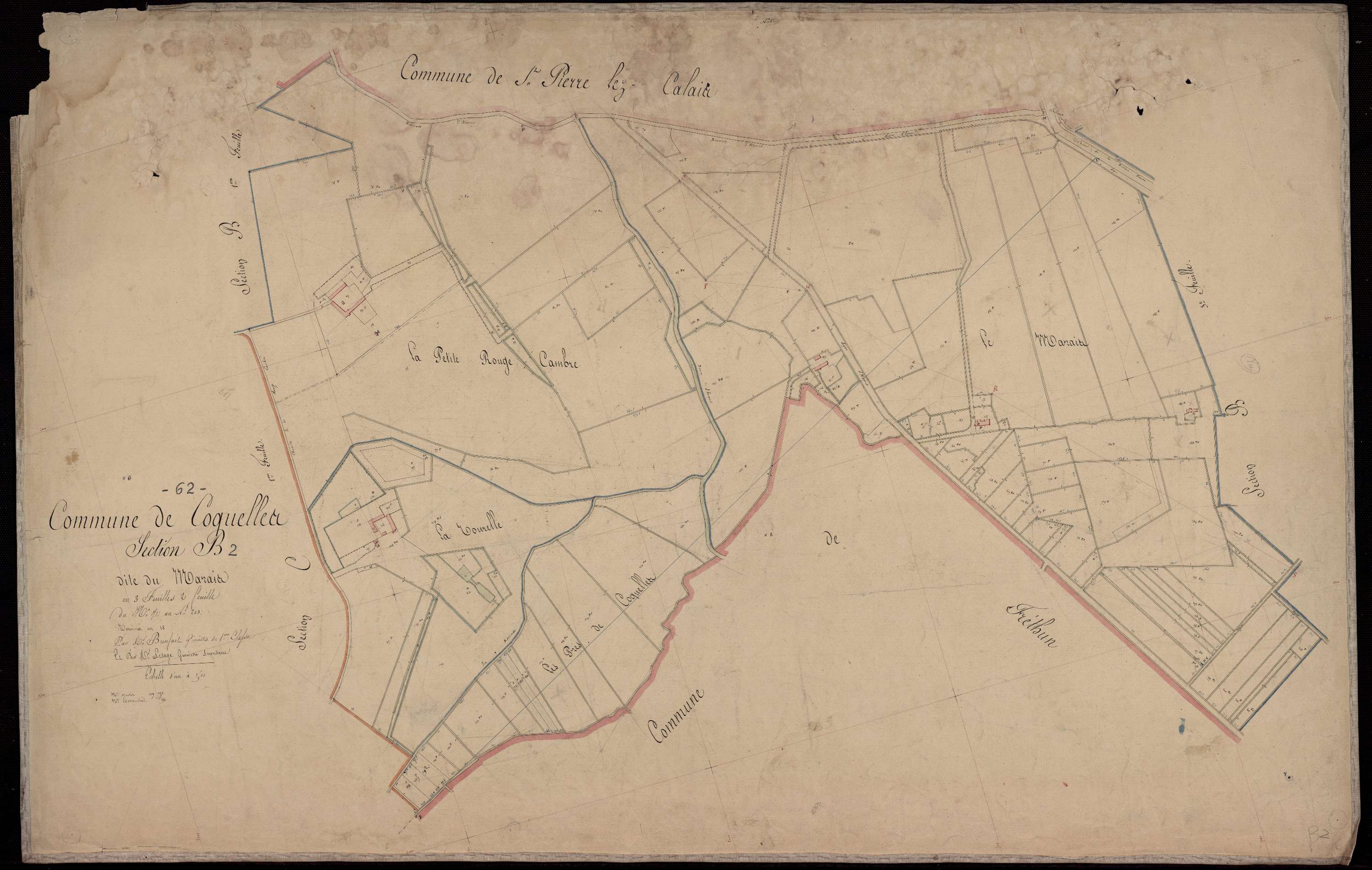Coquelles - Section B, 2e feuille