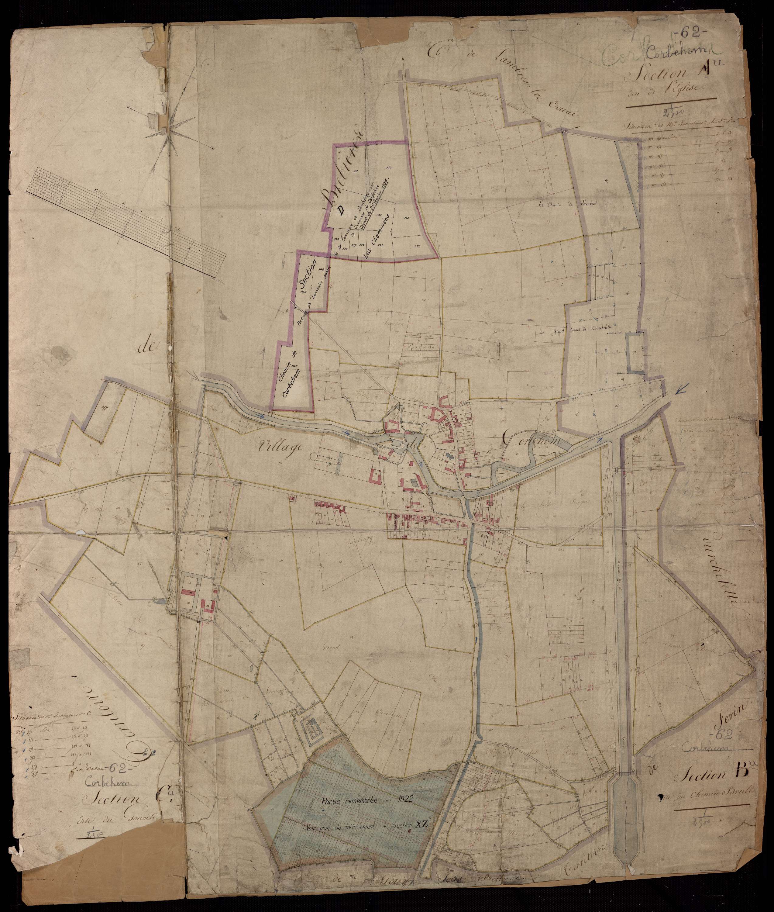 Corbehem - Sections A, B et C