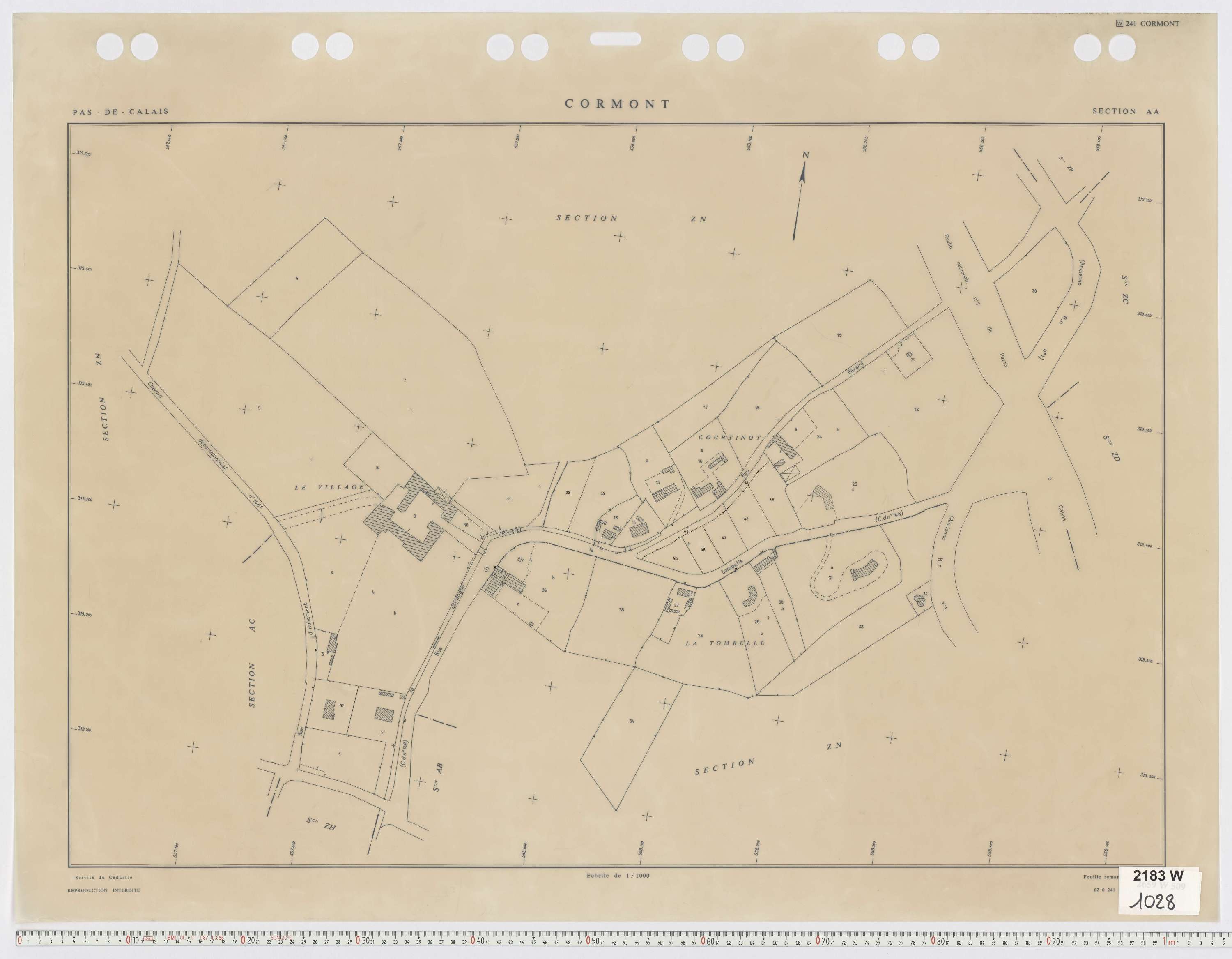 Cormont - Section AA.