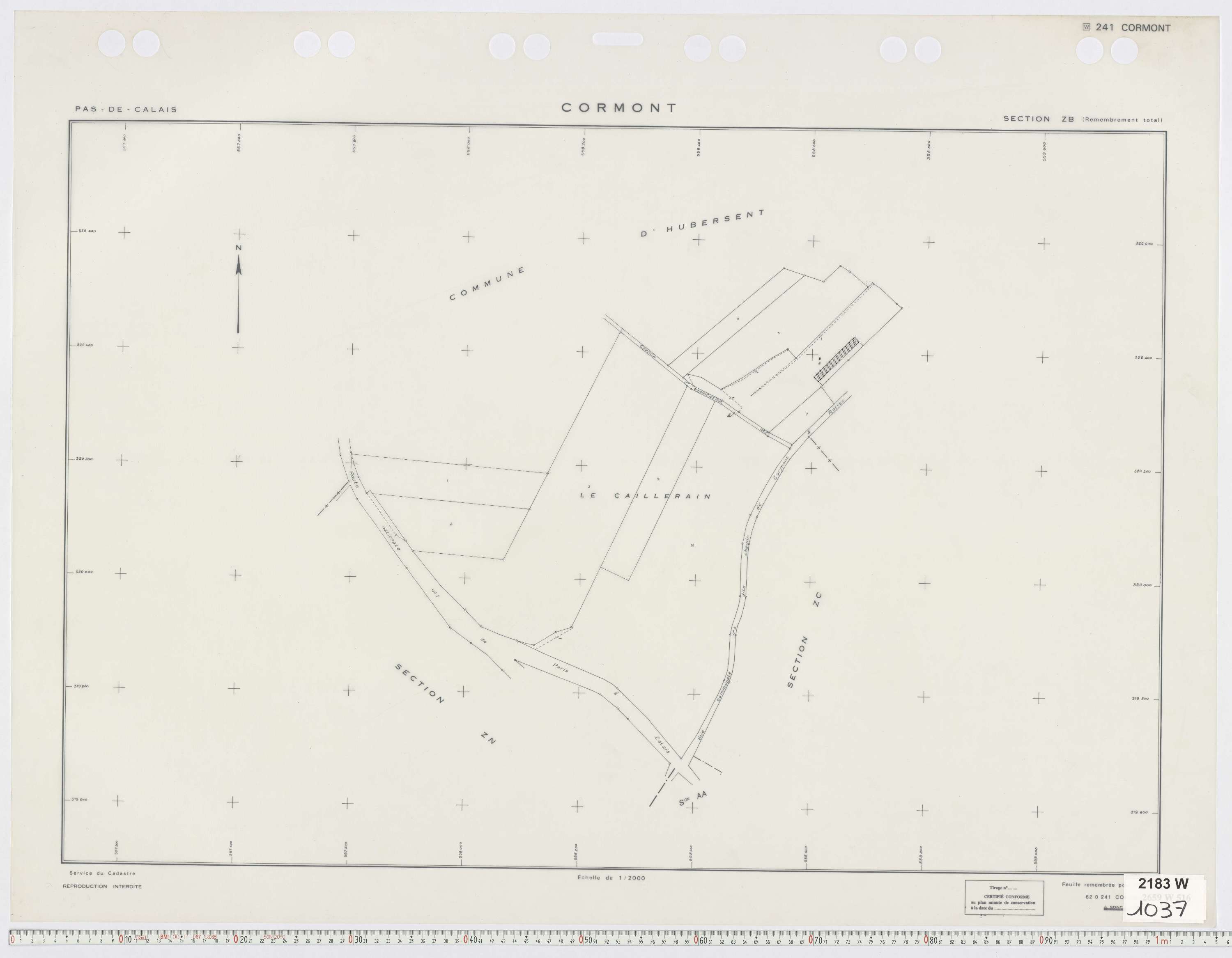 Cormont - Section ZB.