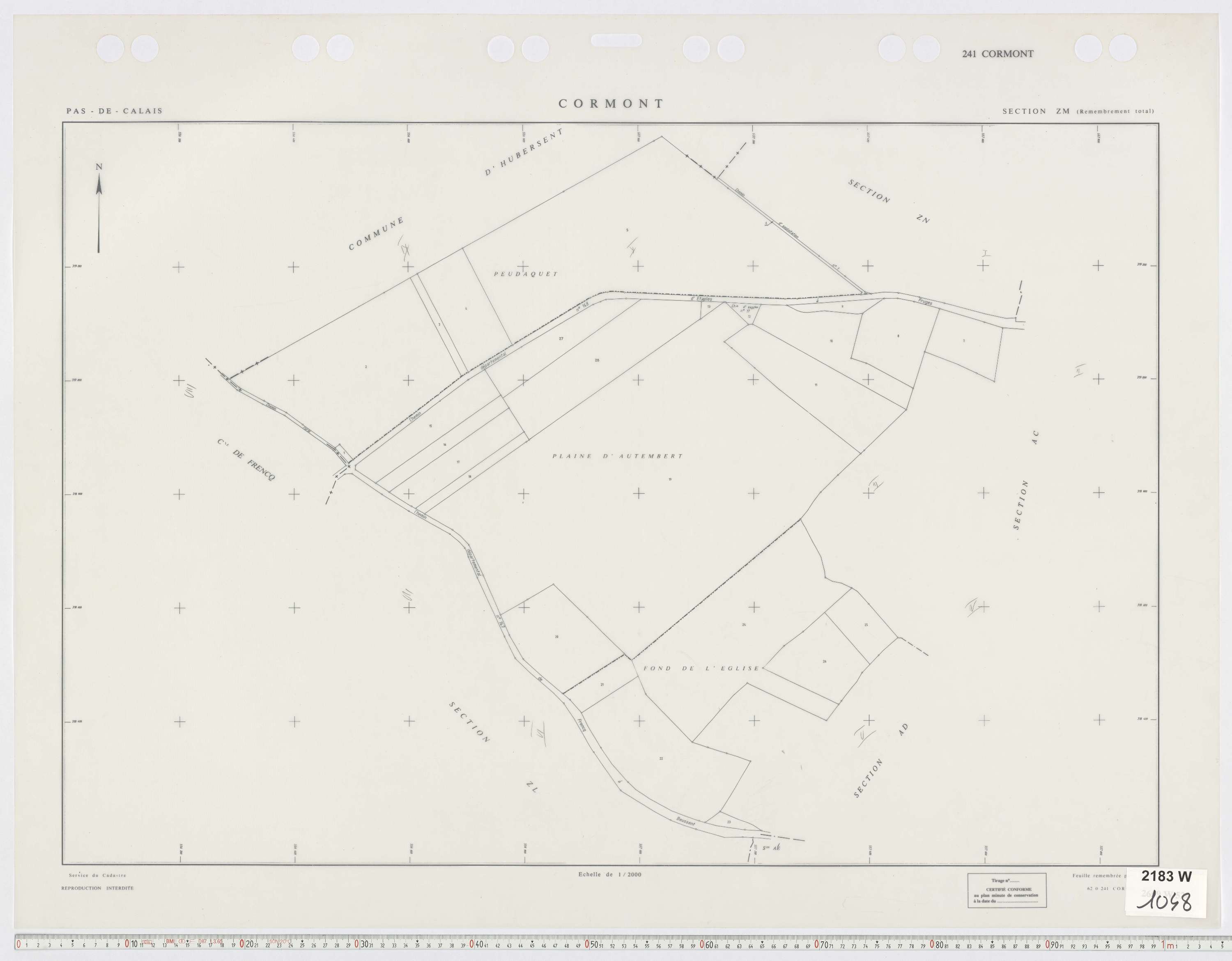Cormont - Section ZM.