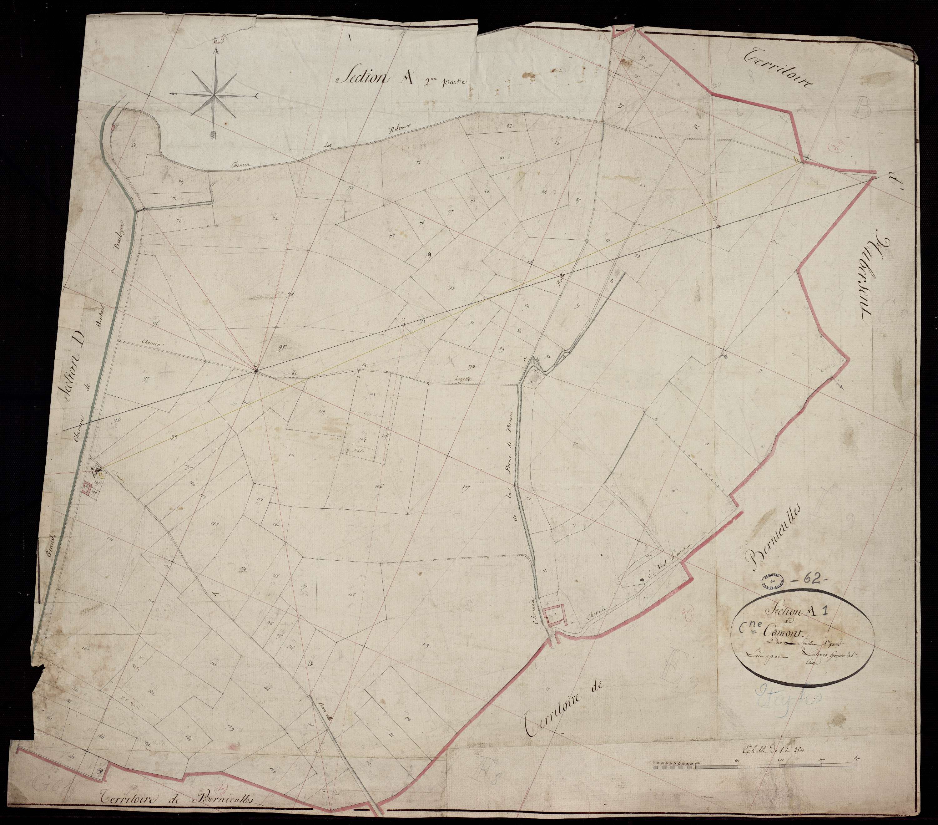 Cormont - Section A, 1re feuille