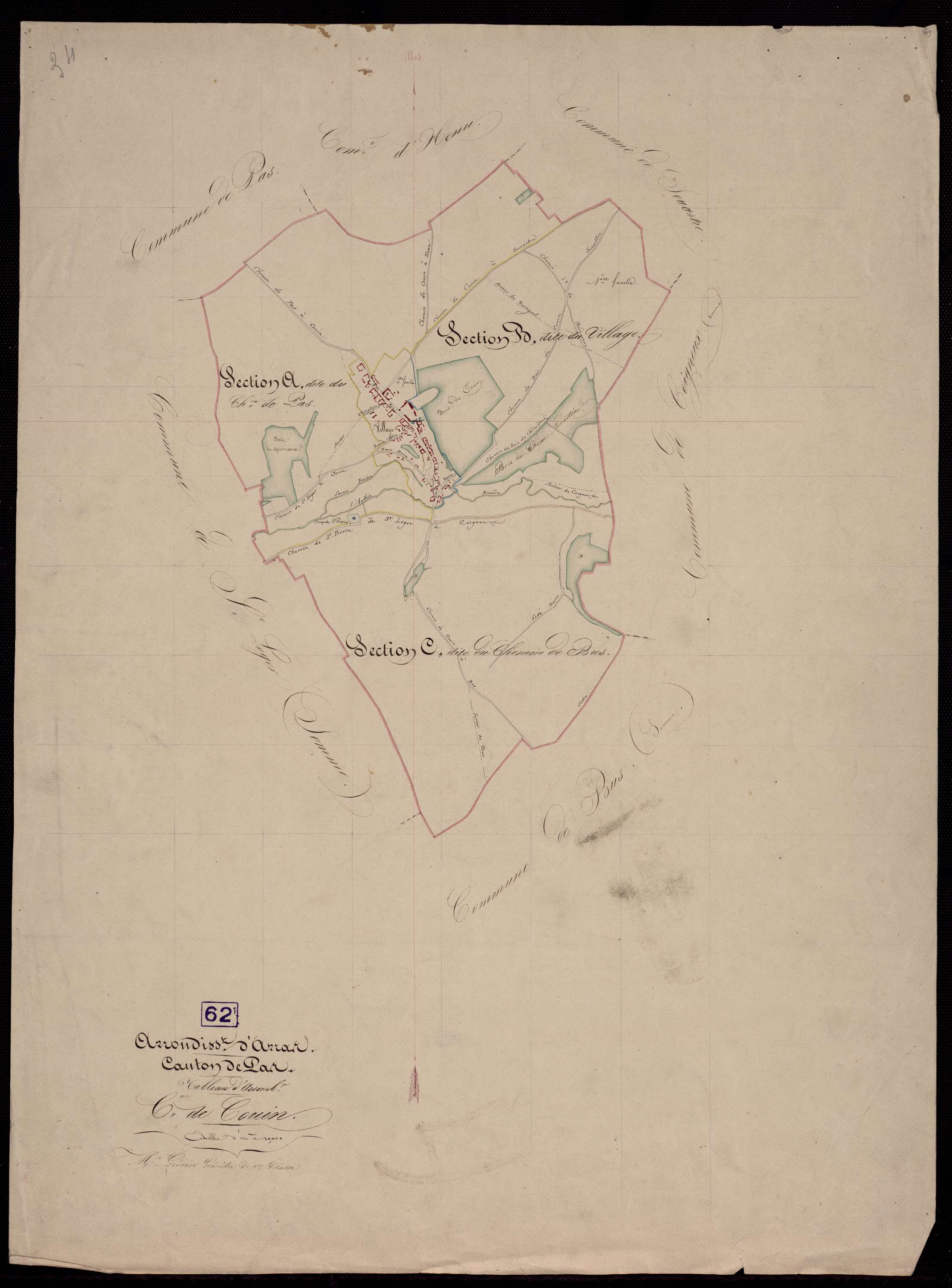 Couin - Tableau d'assemblage
