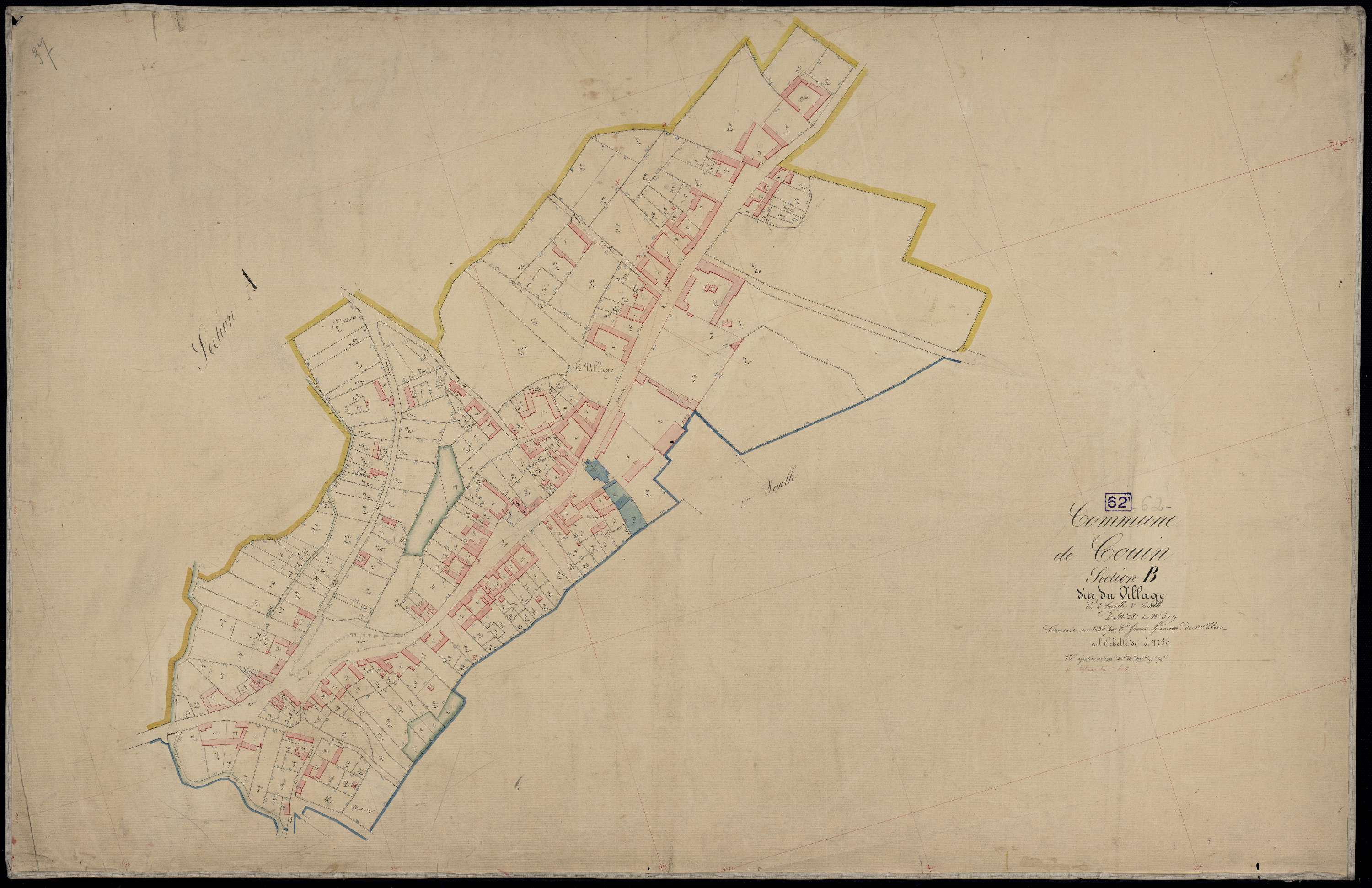 Couin - Section B, 2e feuille
