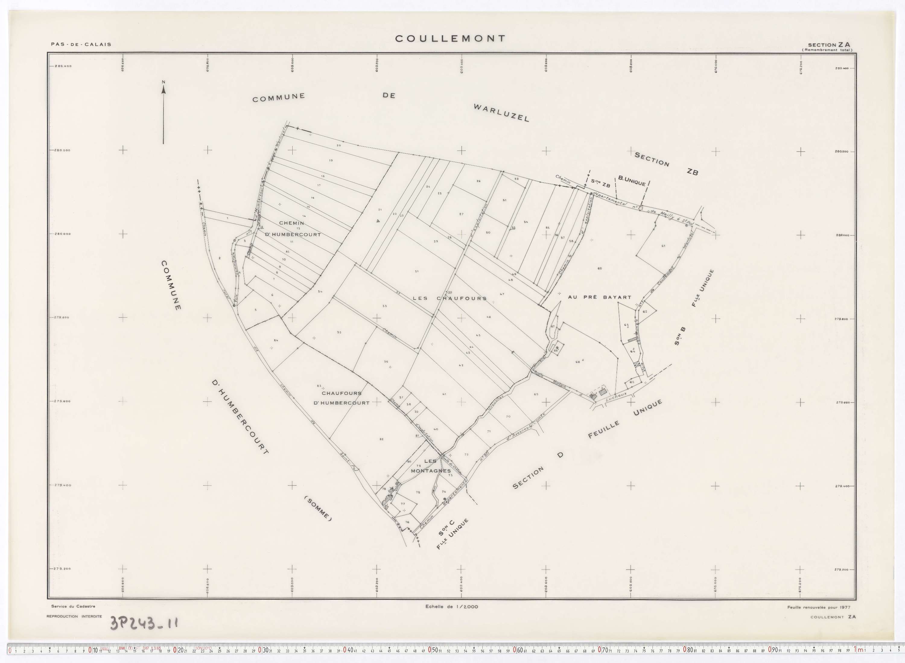 Coullemont - Section ZA.
