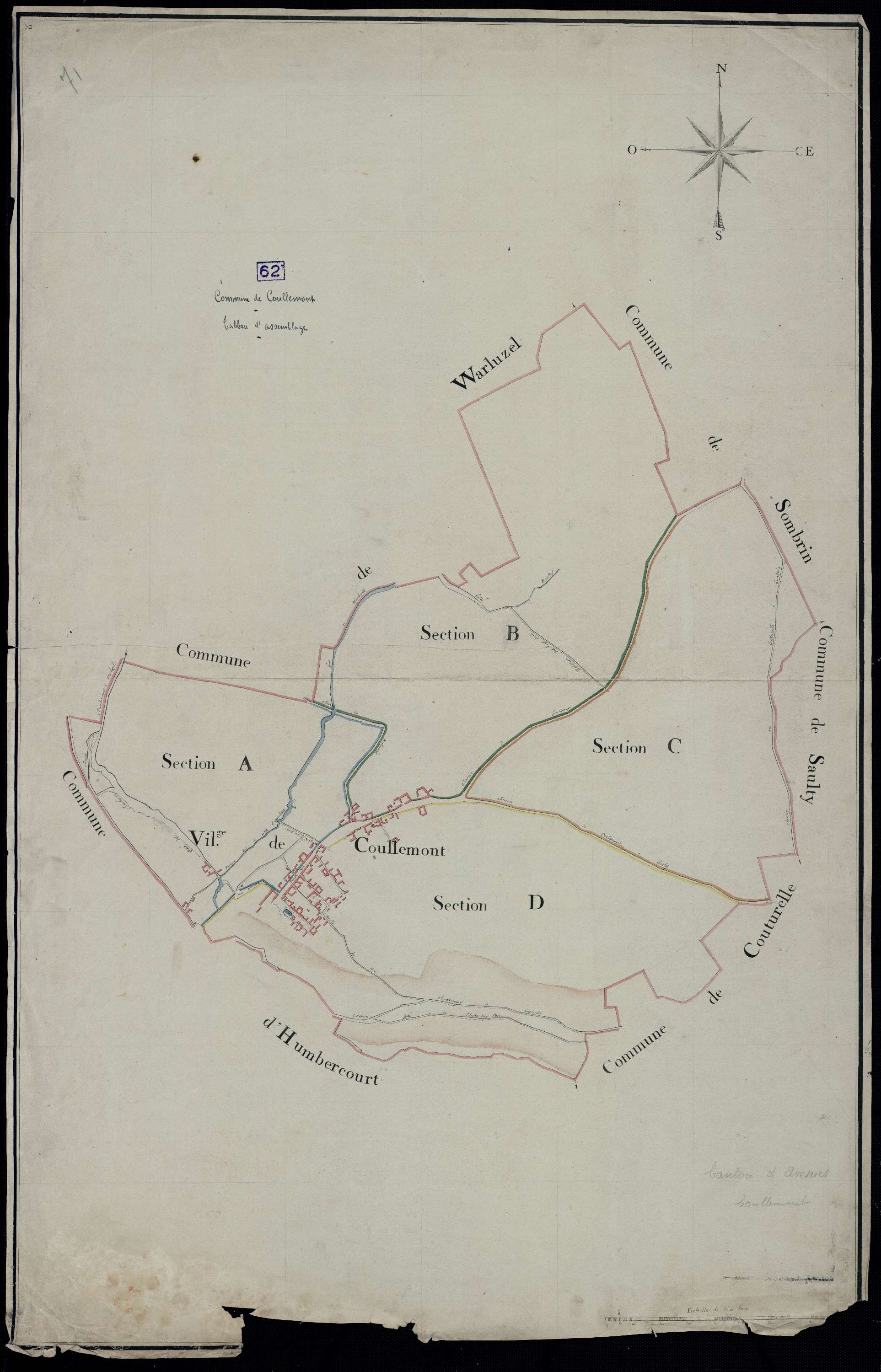 Coullemont - Tableau d'assemblage