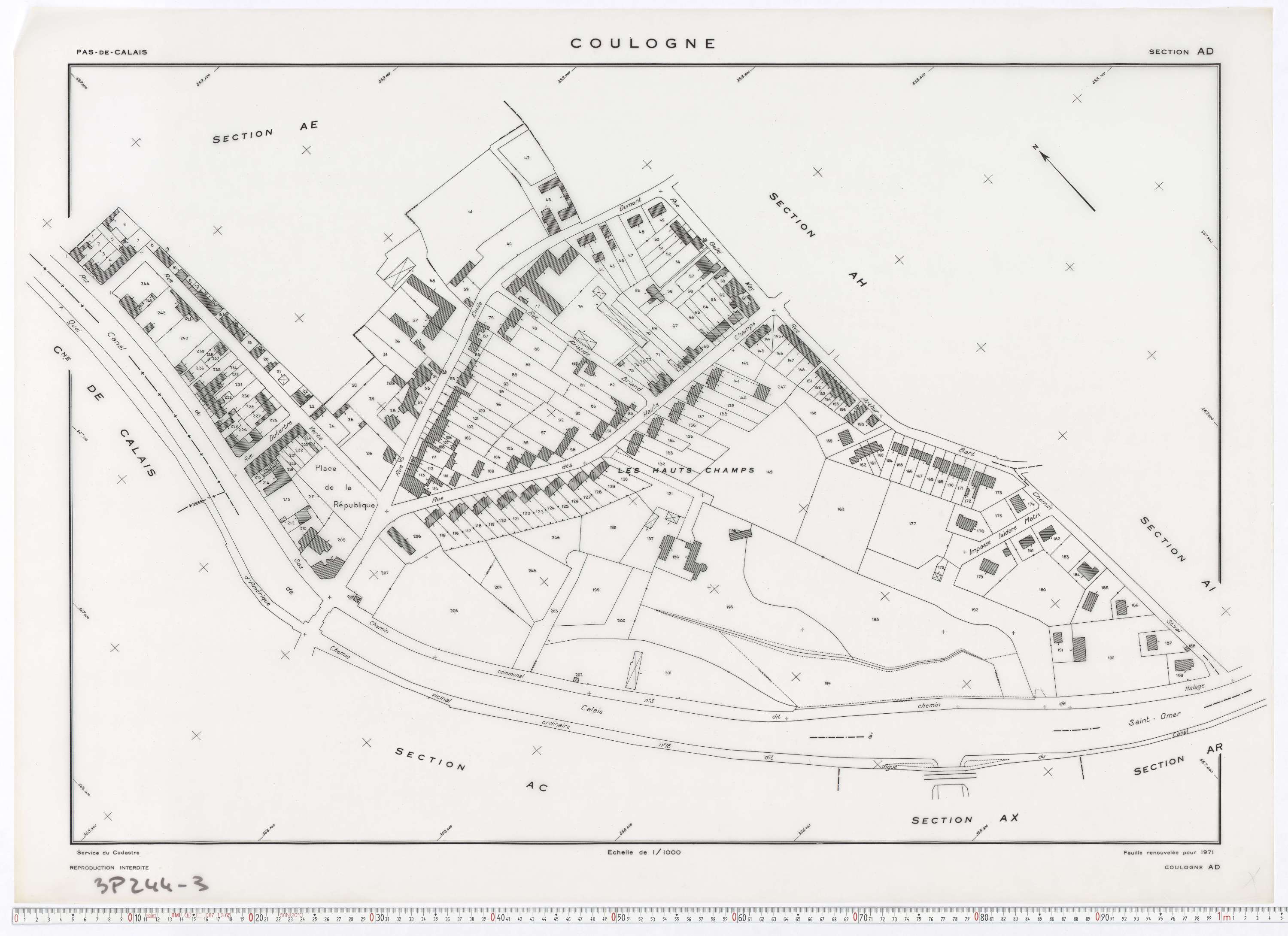 Coulogne - Section AD.