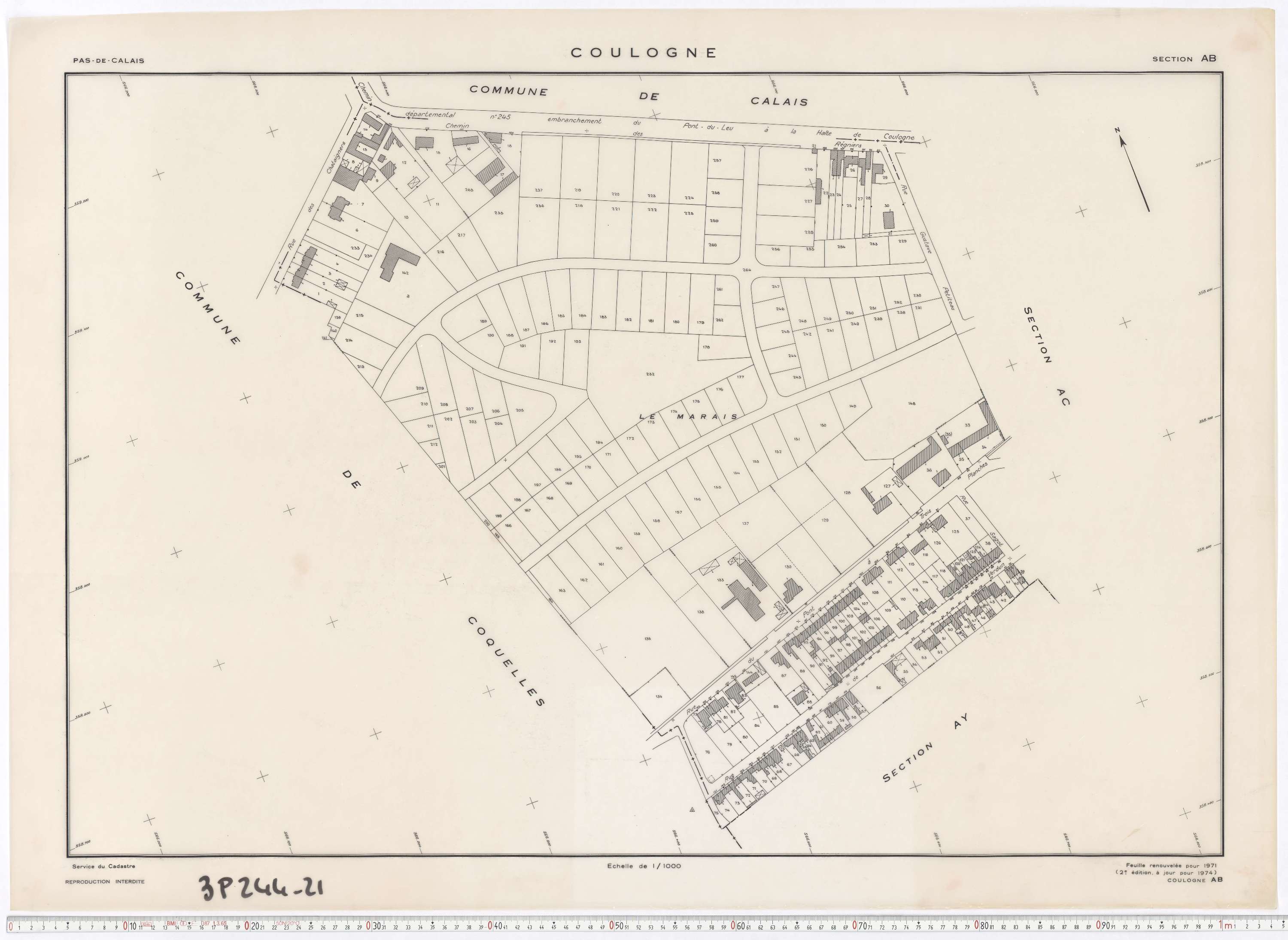 Coulogne - Section AB.