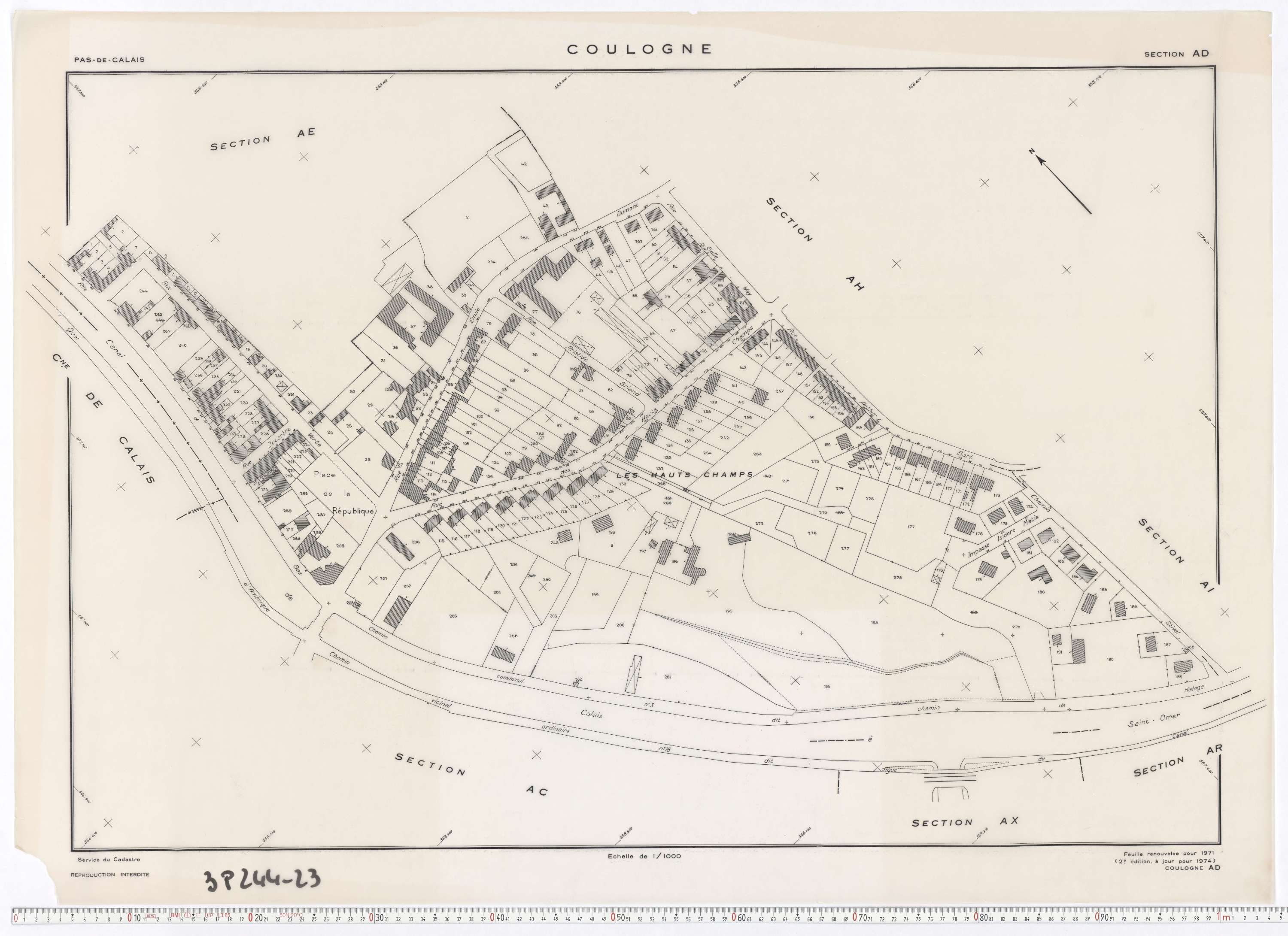 Coulogne - Section AD.