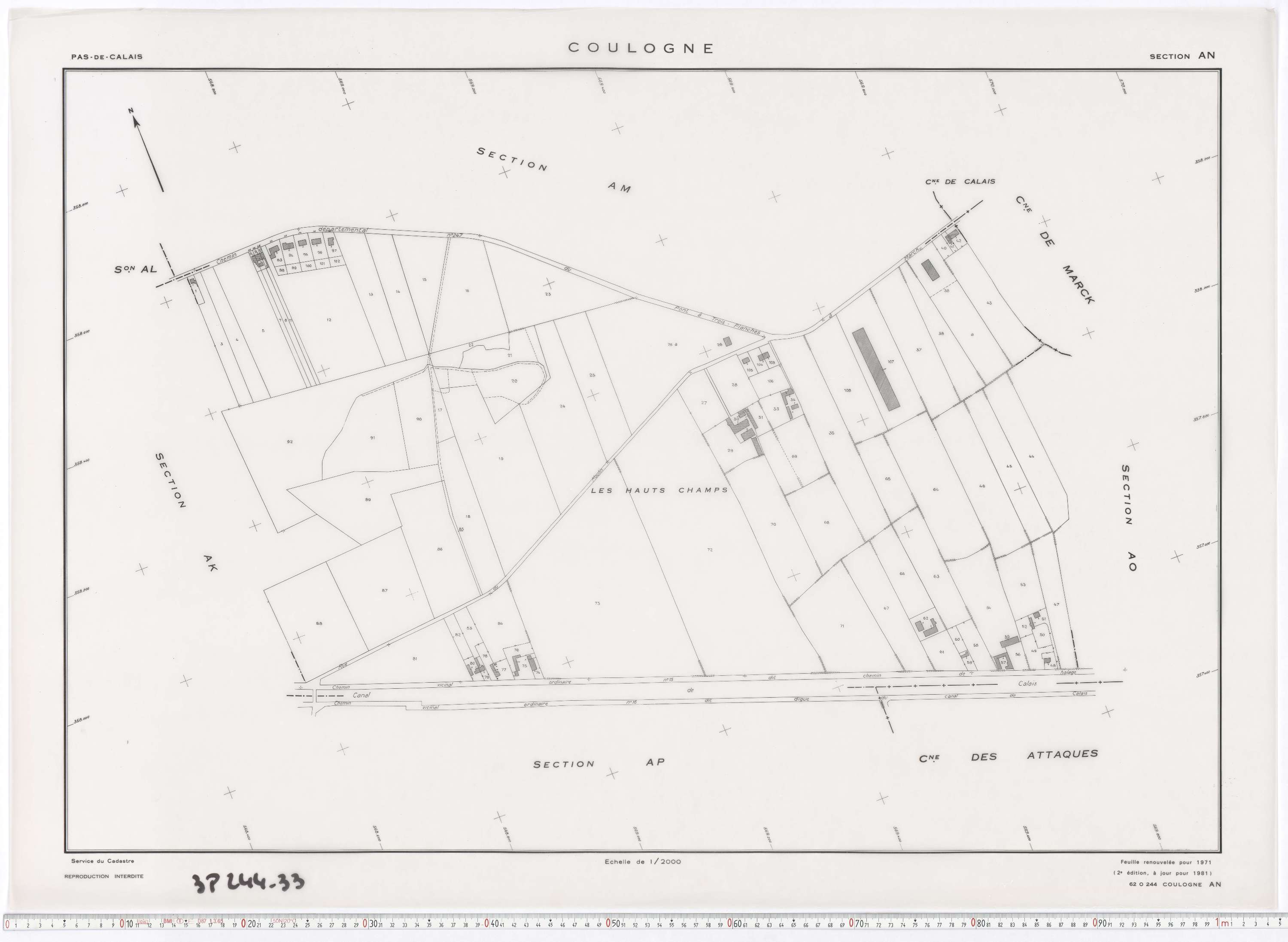 Coulogne - Section AN.