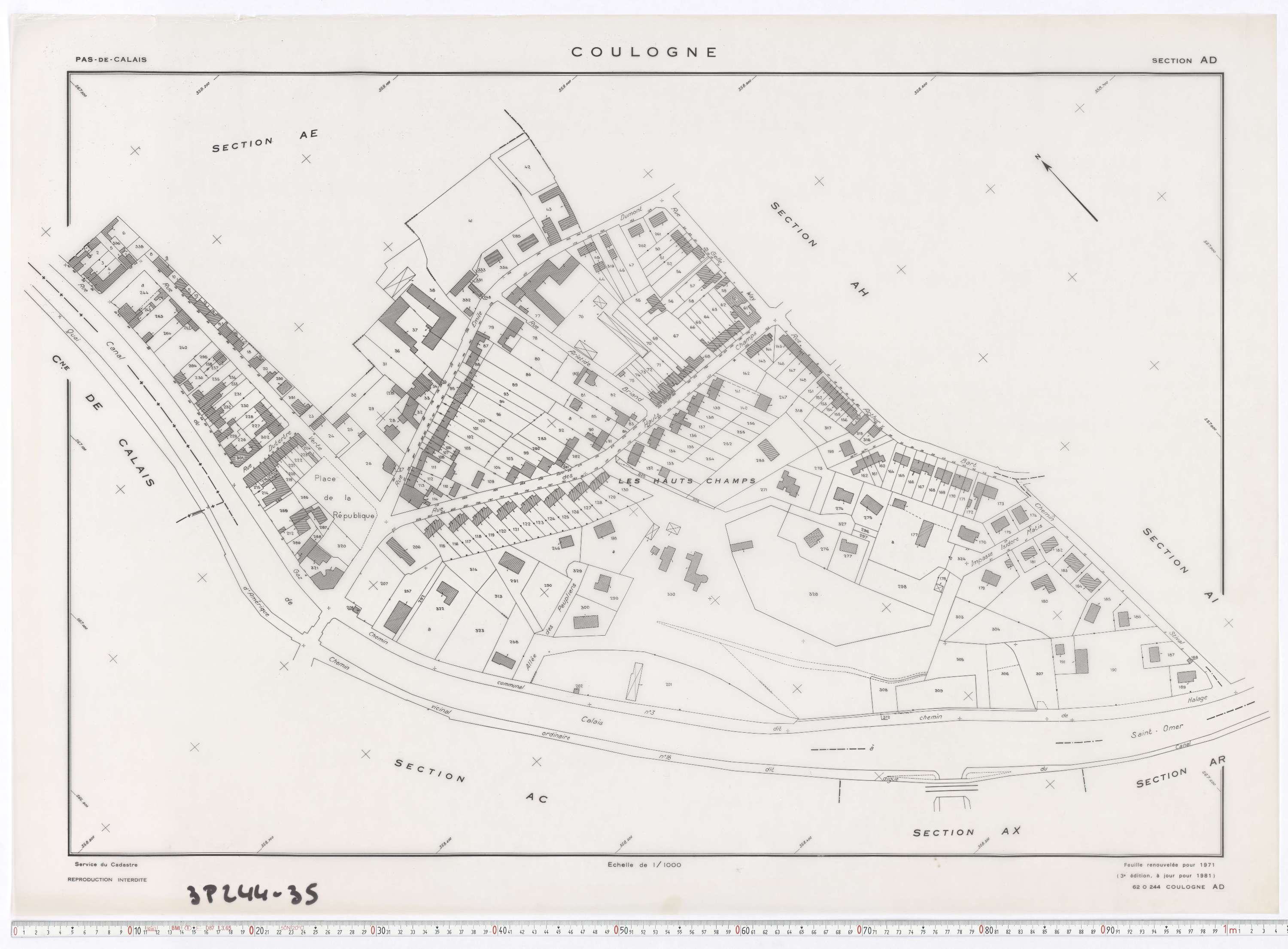Coulogne - Section AD.