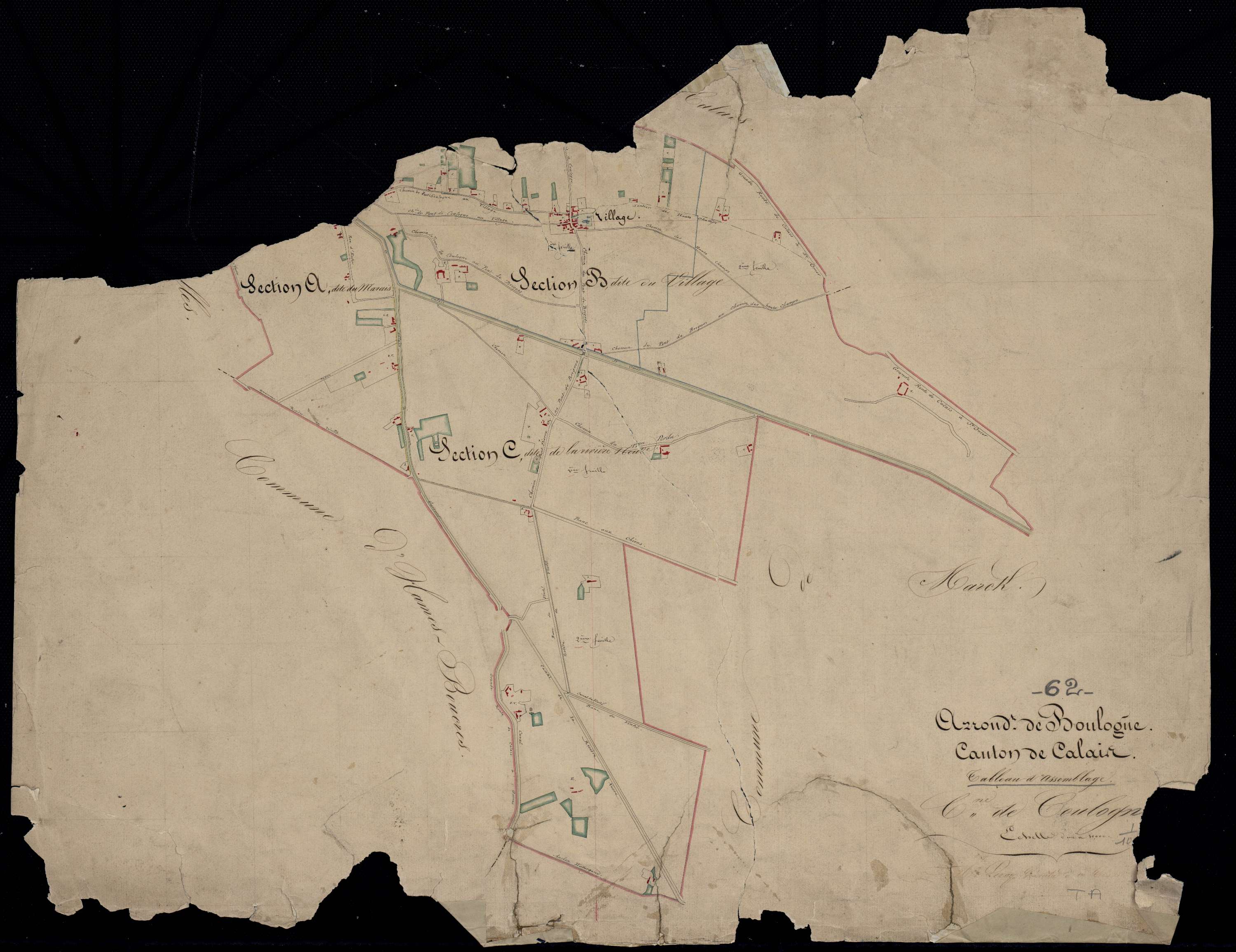 Coulogne - Tableau d'assemblage