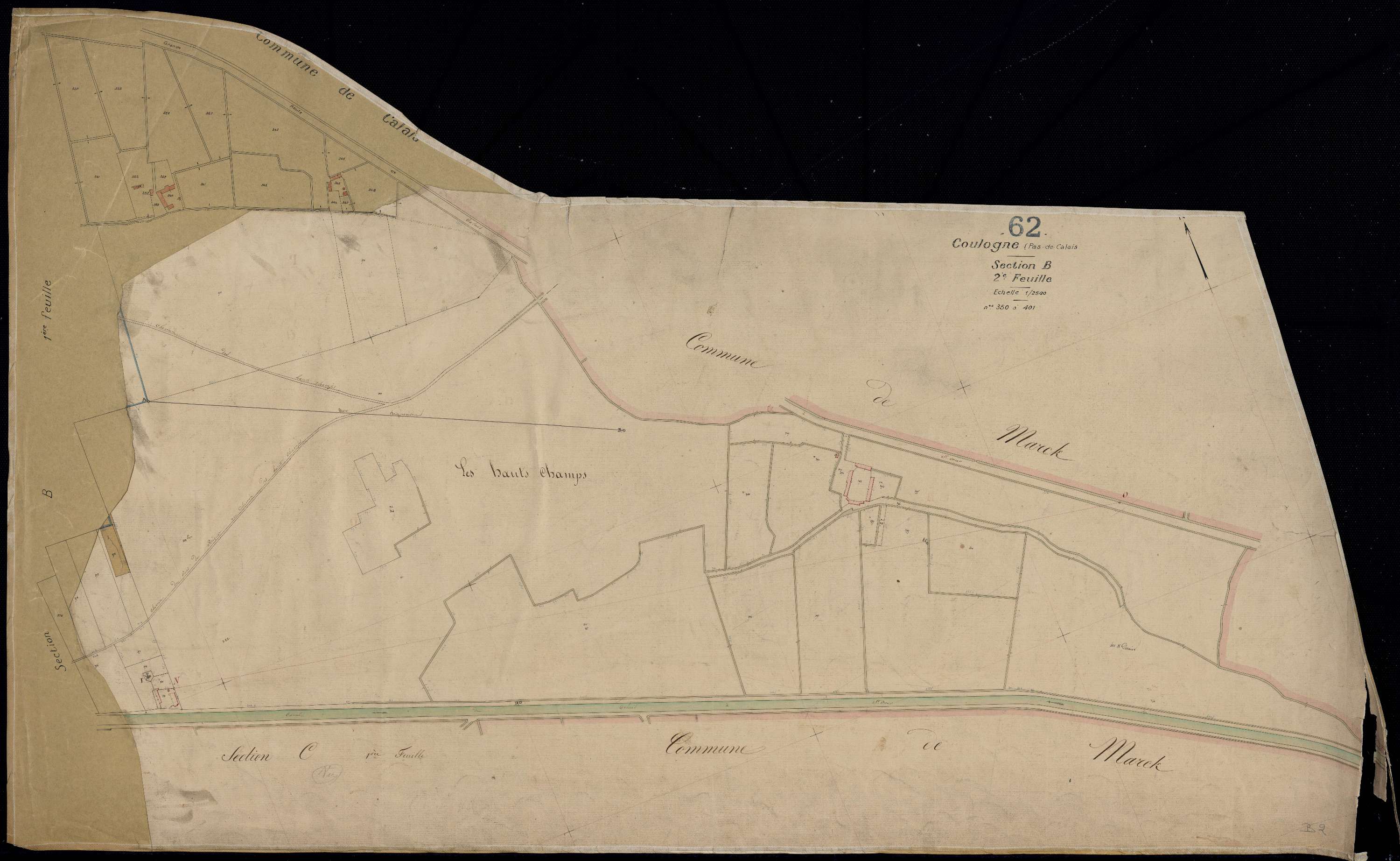 Coulogne - Section B, 2e feuille