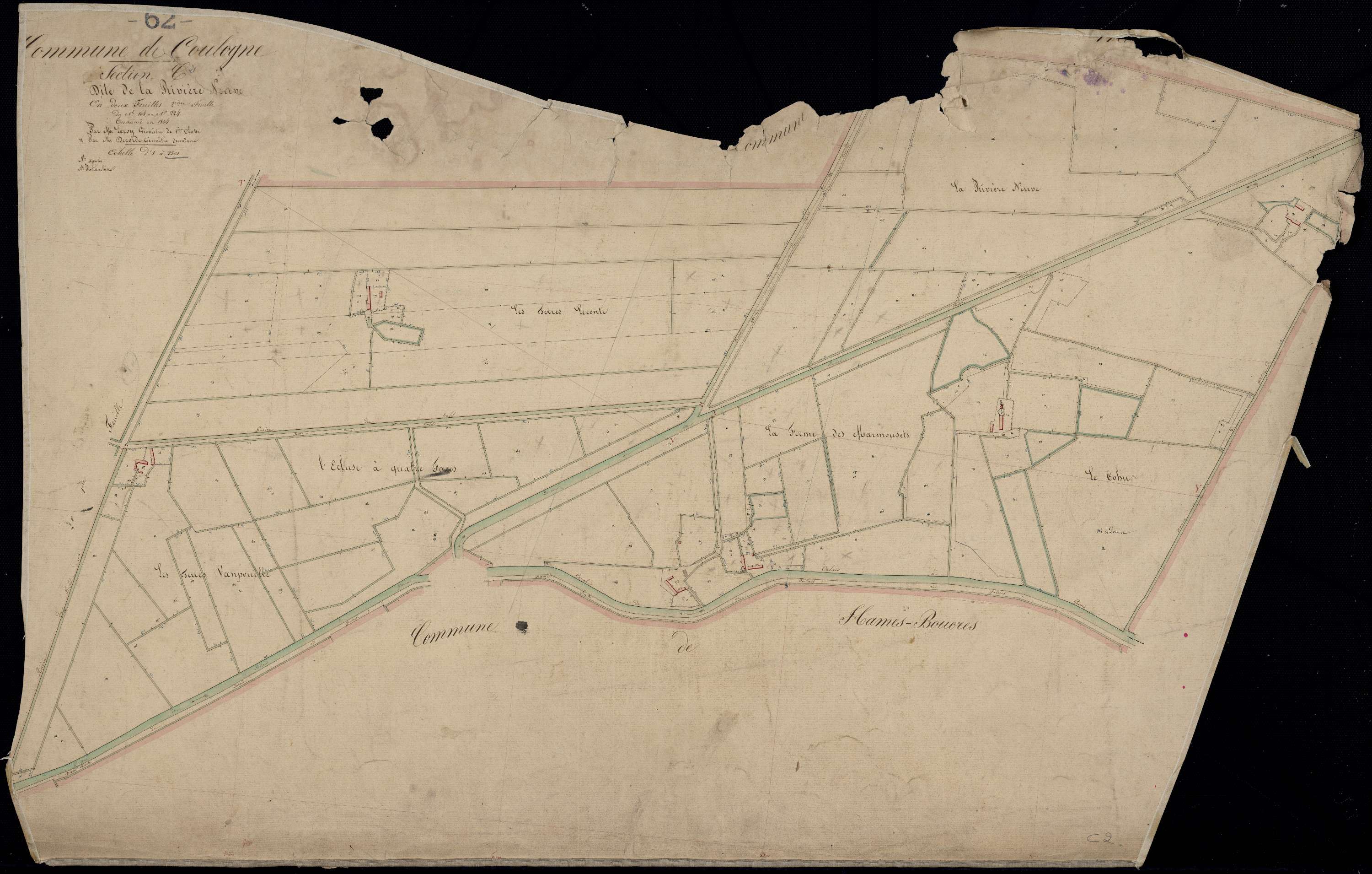 Coulogne - Section C, 2e feuille