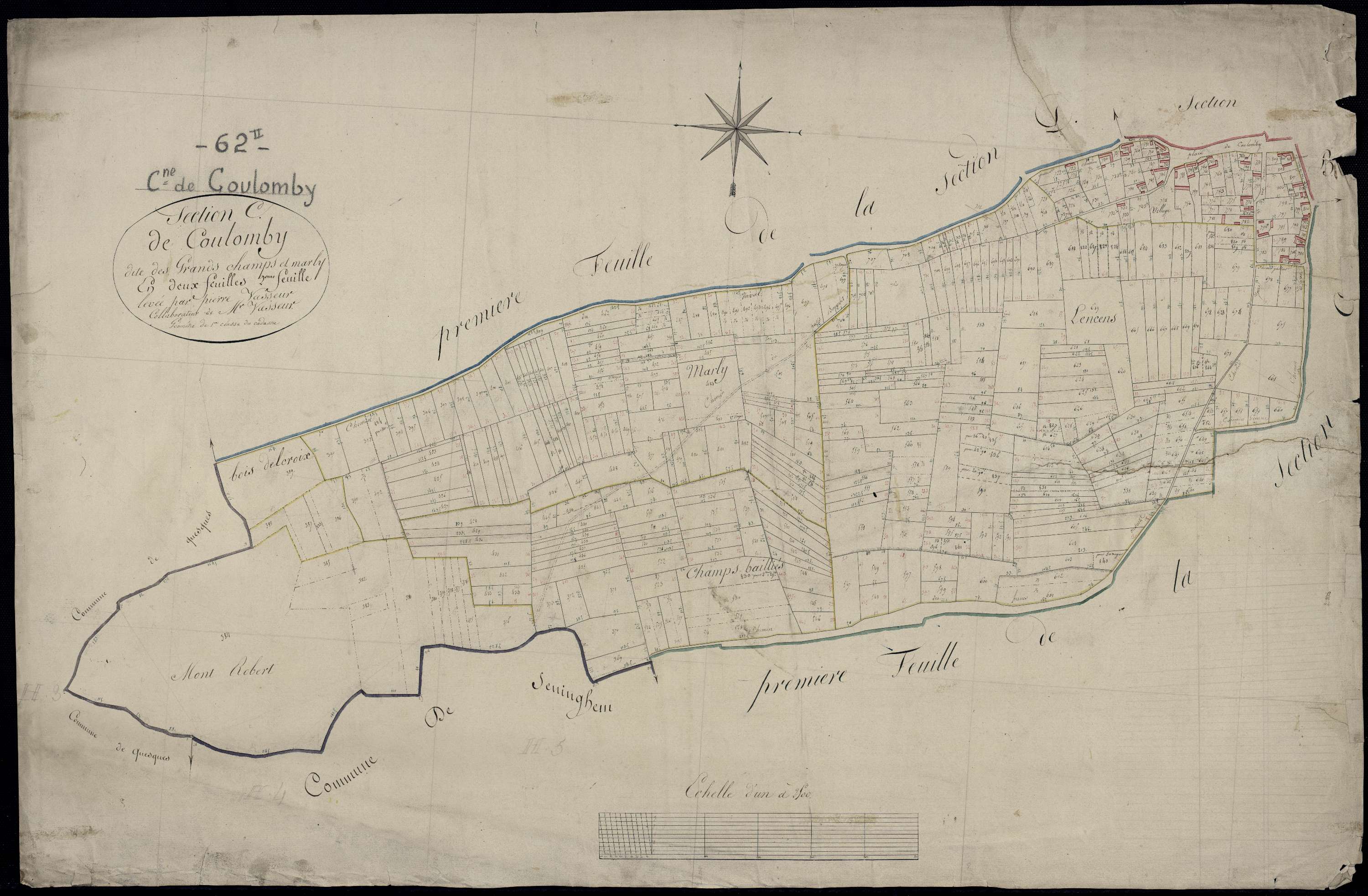 Coulomby - Section C, 2e feuille