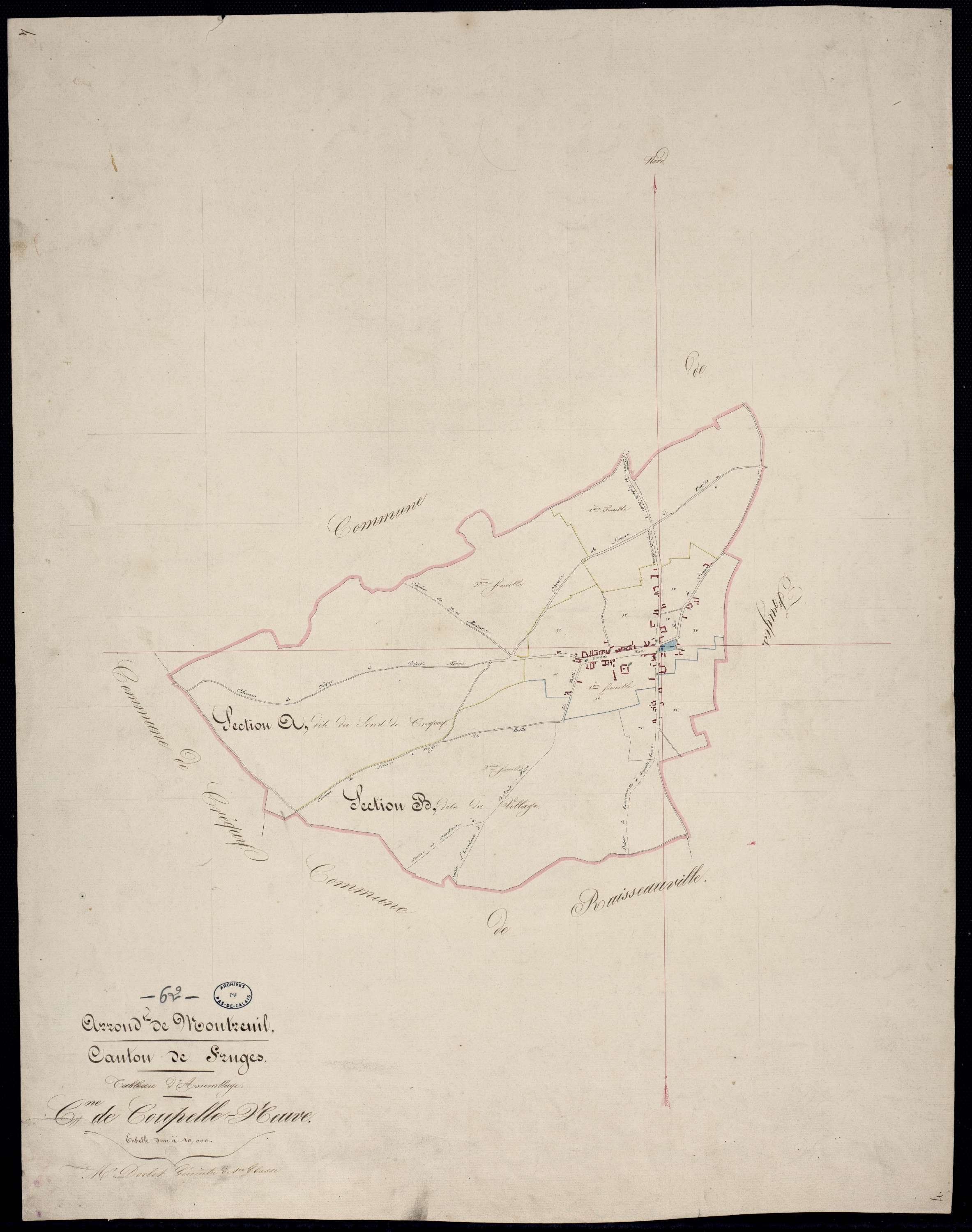 Coupelle-Neuve - Tableau d'assemblage