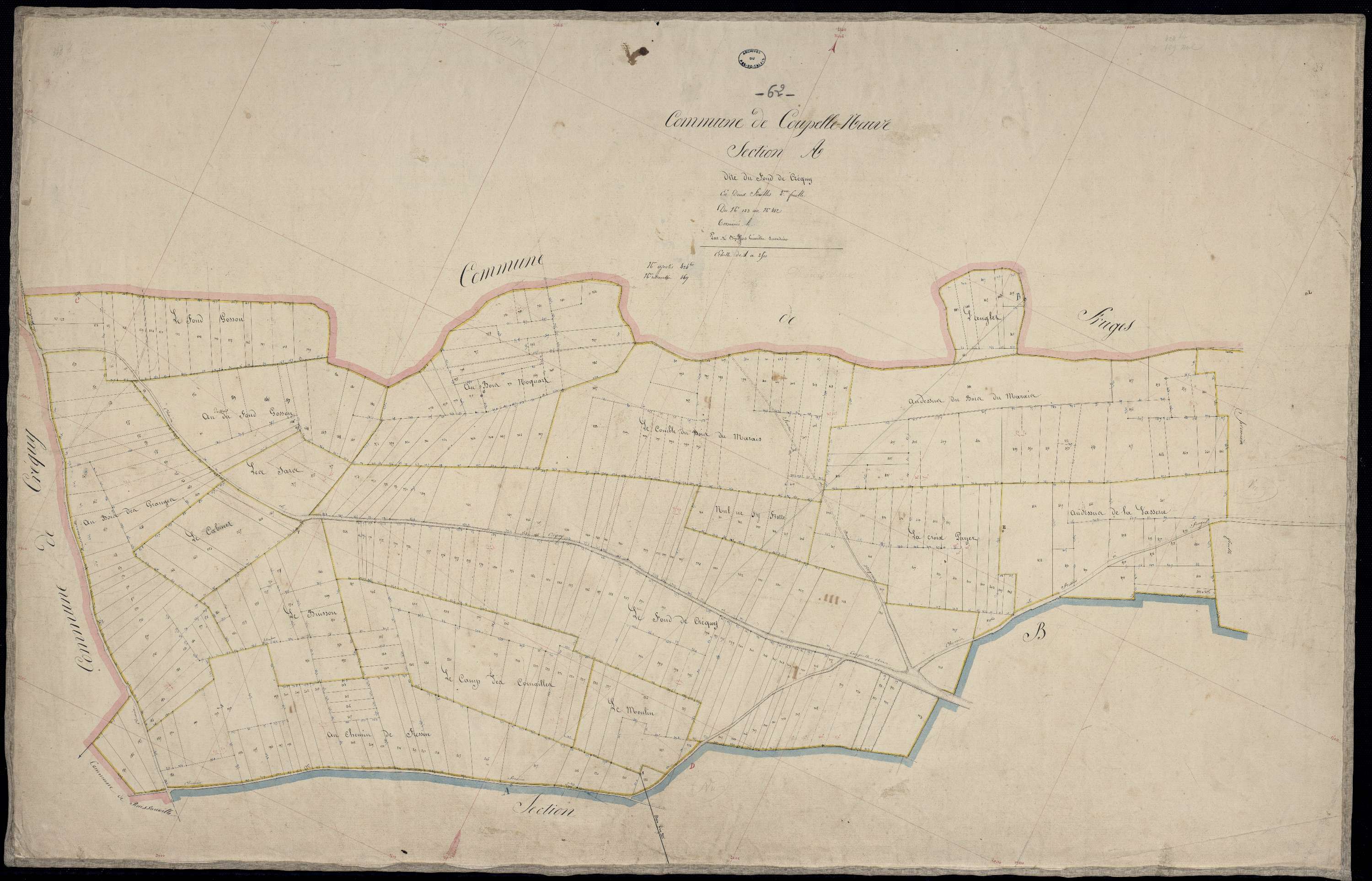 Coupelle-Neuve - Section A, 2e feuille