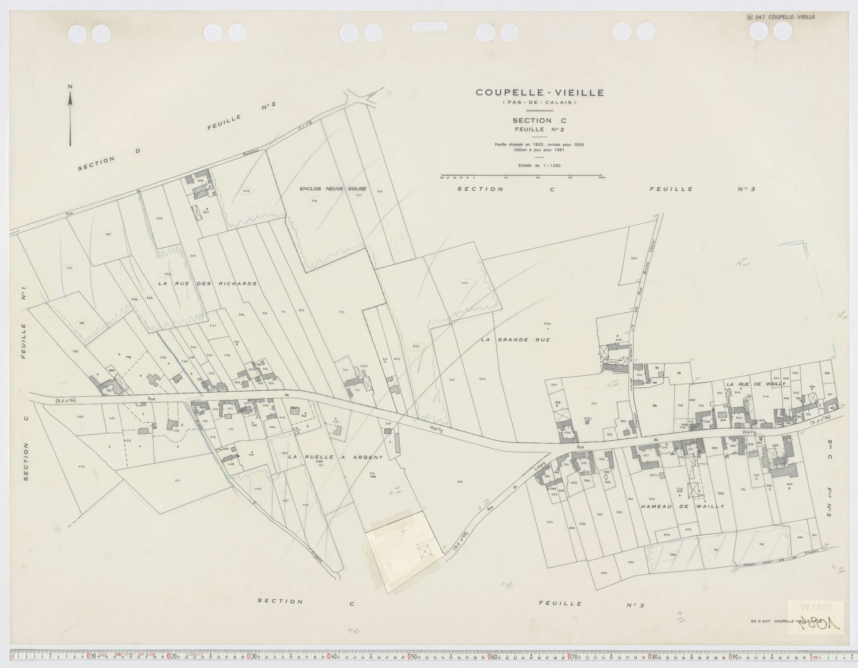 Coupelle-Vieille - Section C, feuille 2.