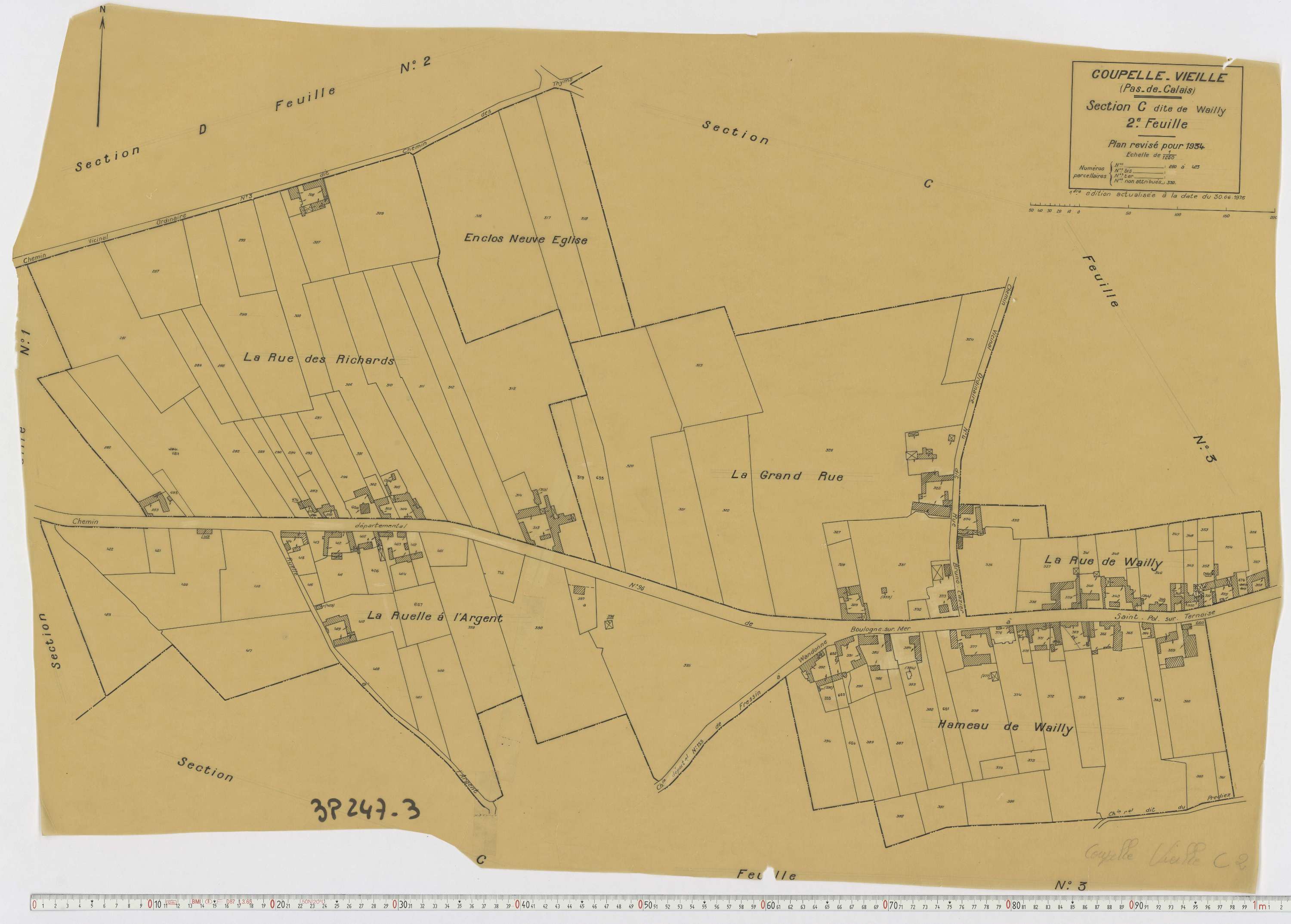 Coupelle-Vieille - Section C, feuille 2.