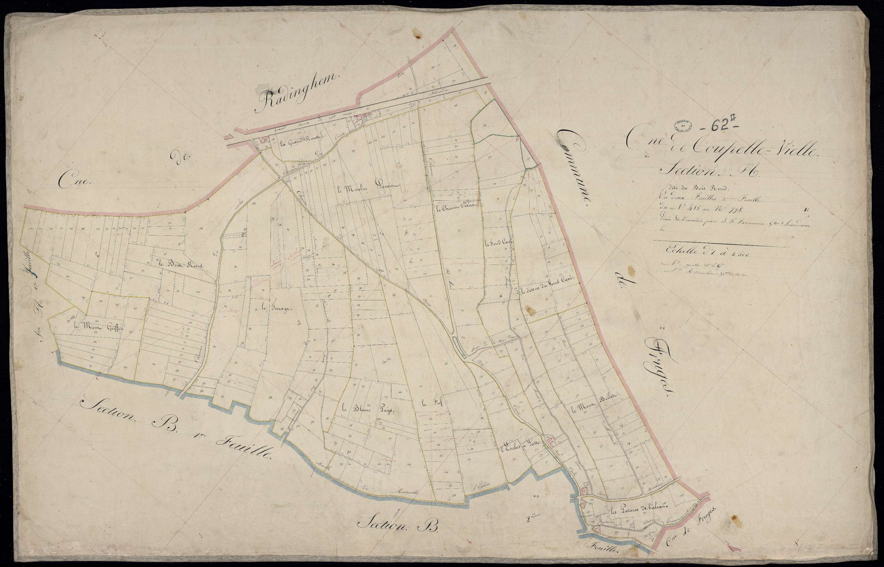 Coupelle-Vieille - Section A, 2e feuille