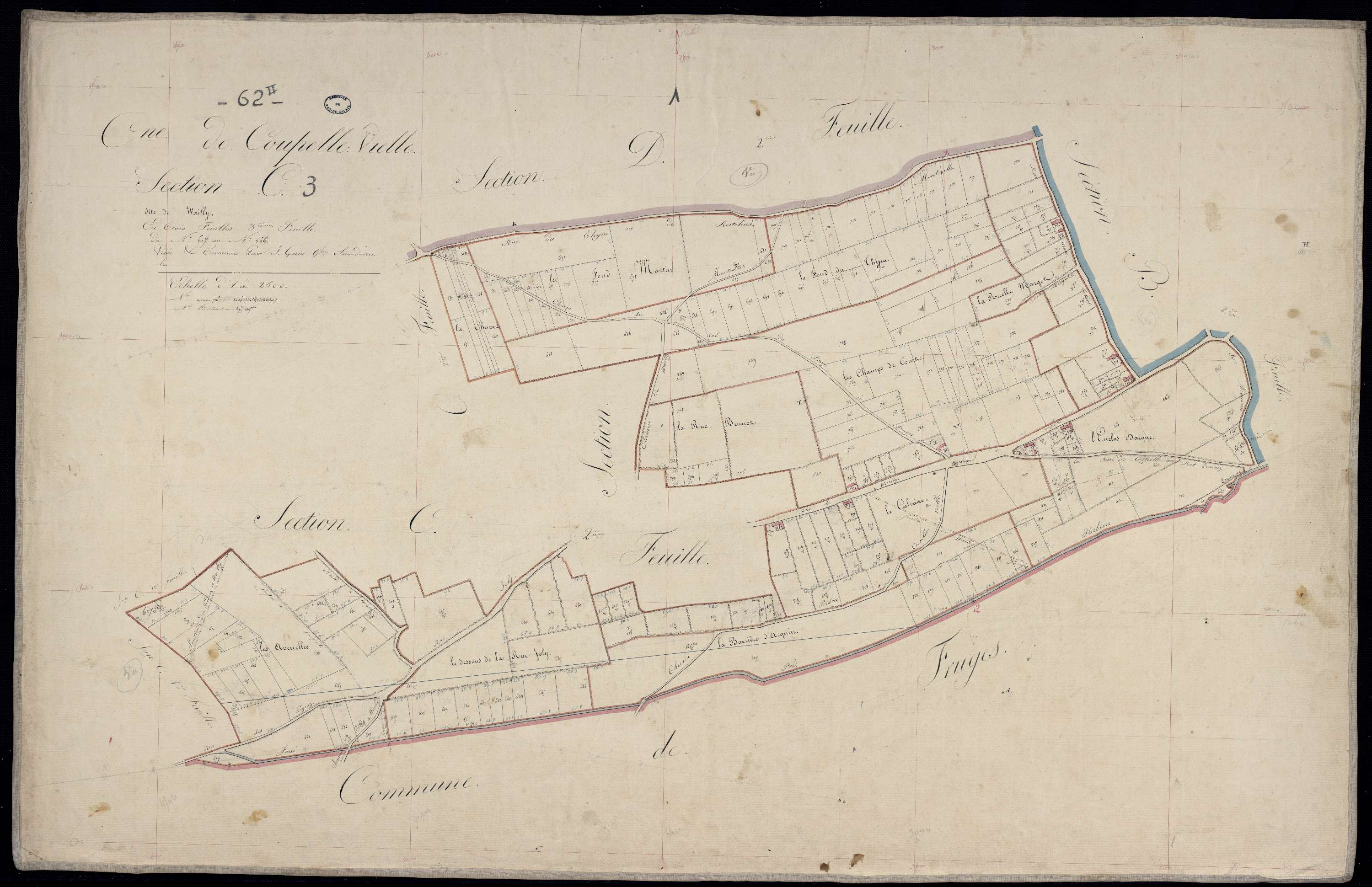Coupelle-Vieille - Section C, 3e feuille