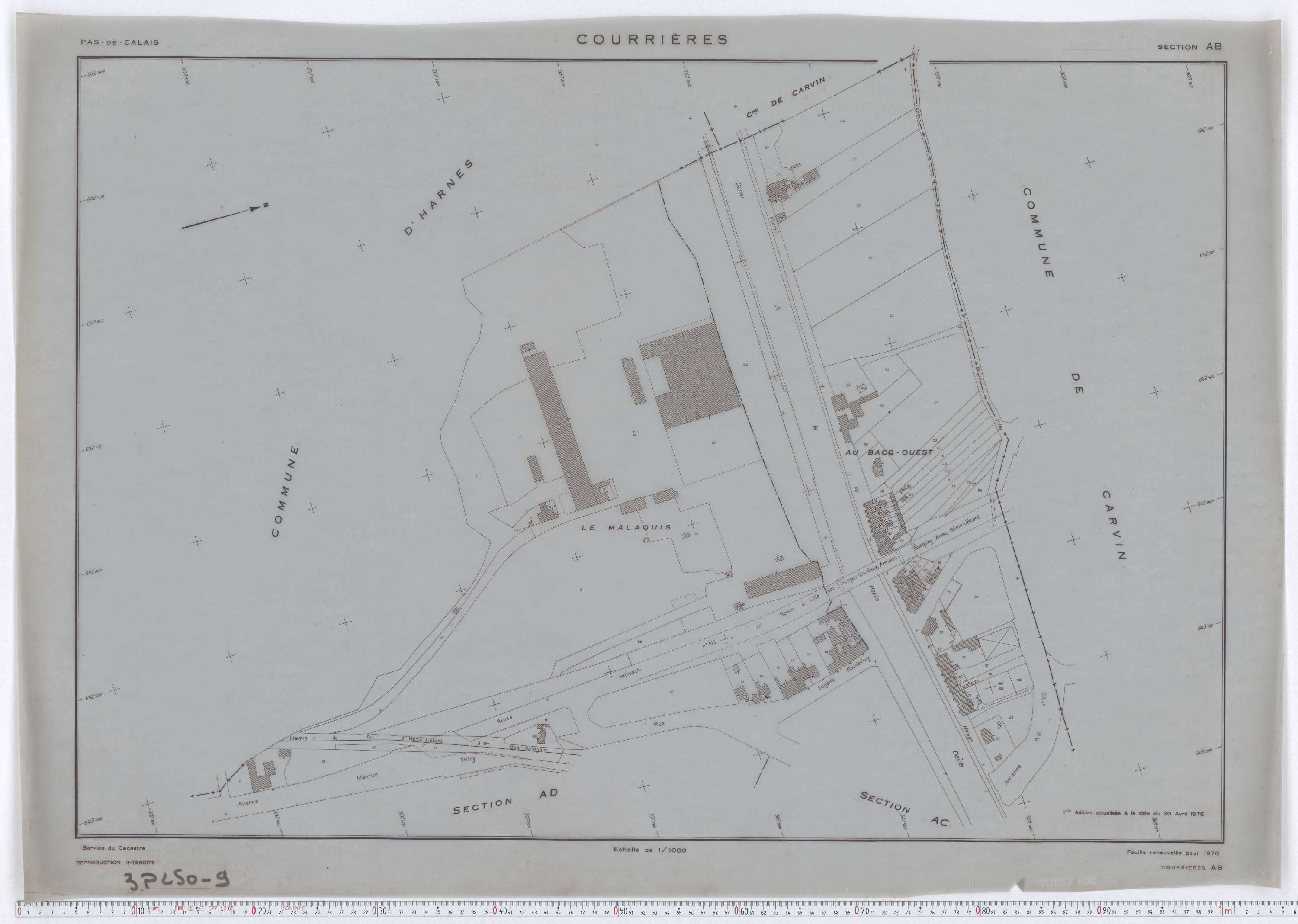 Courrières - Section AB.