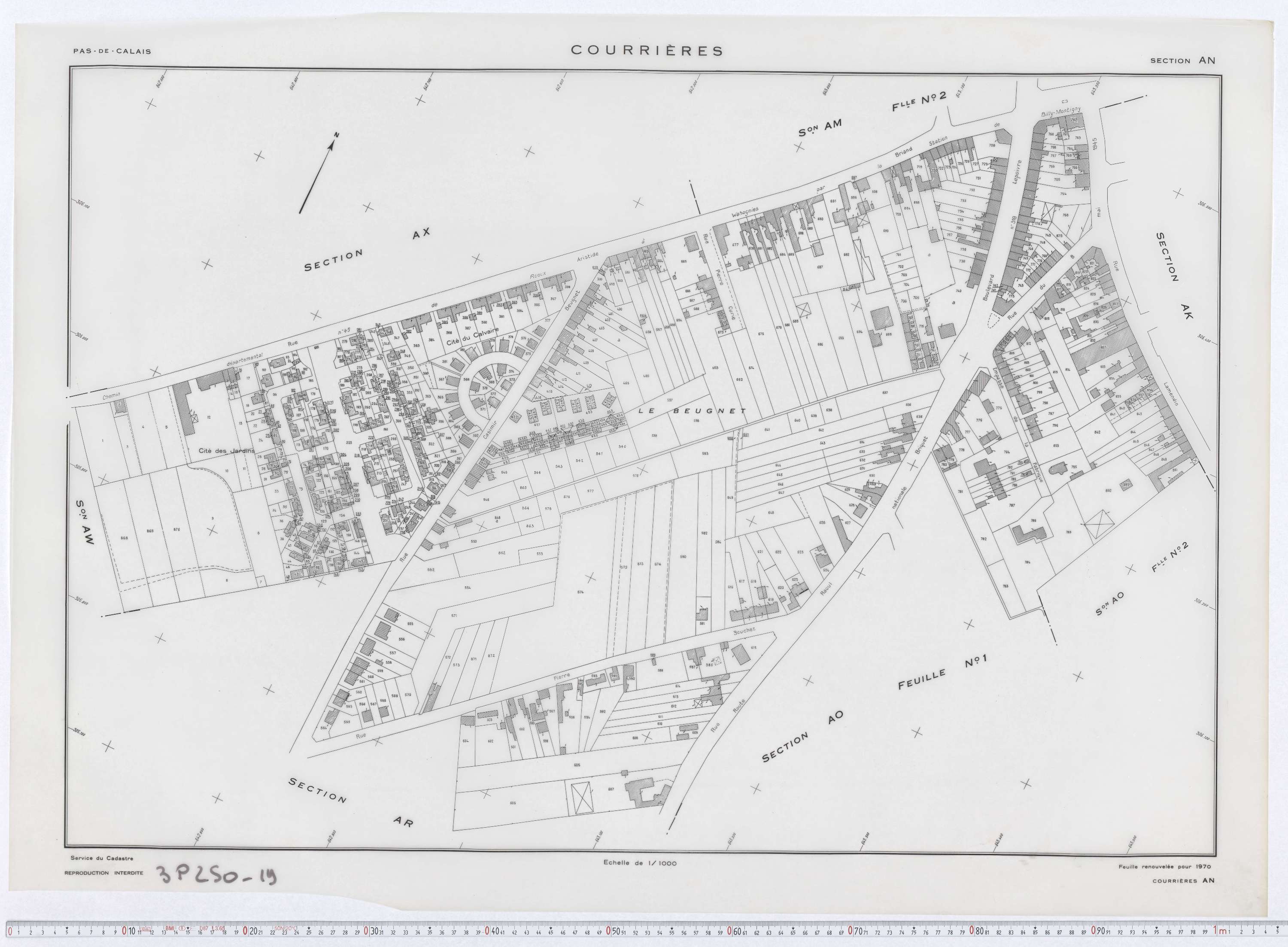 Courrières - Section AN.