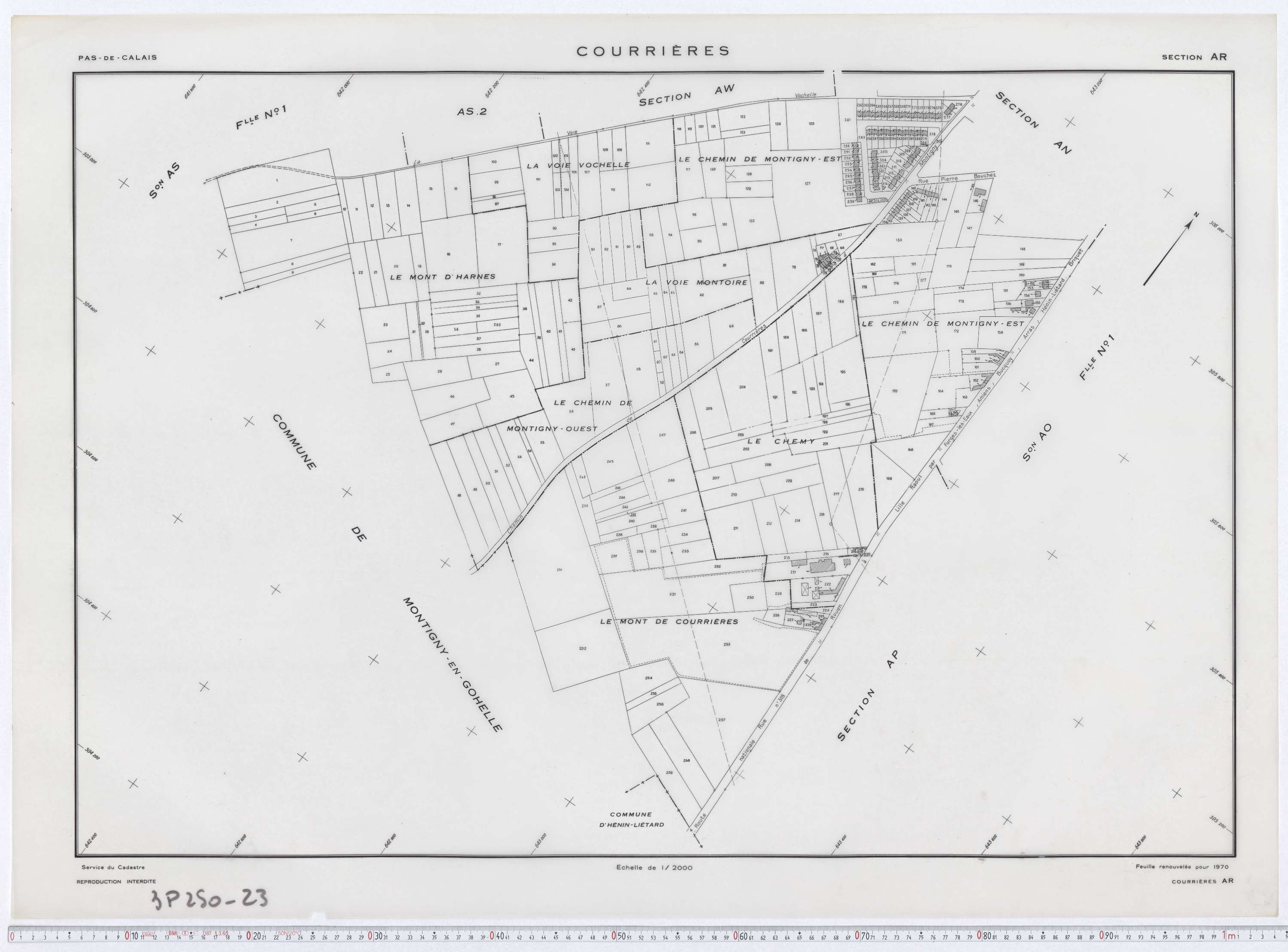 Courrières - Section AR.