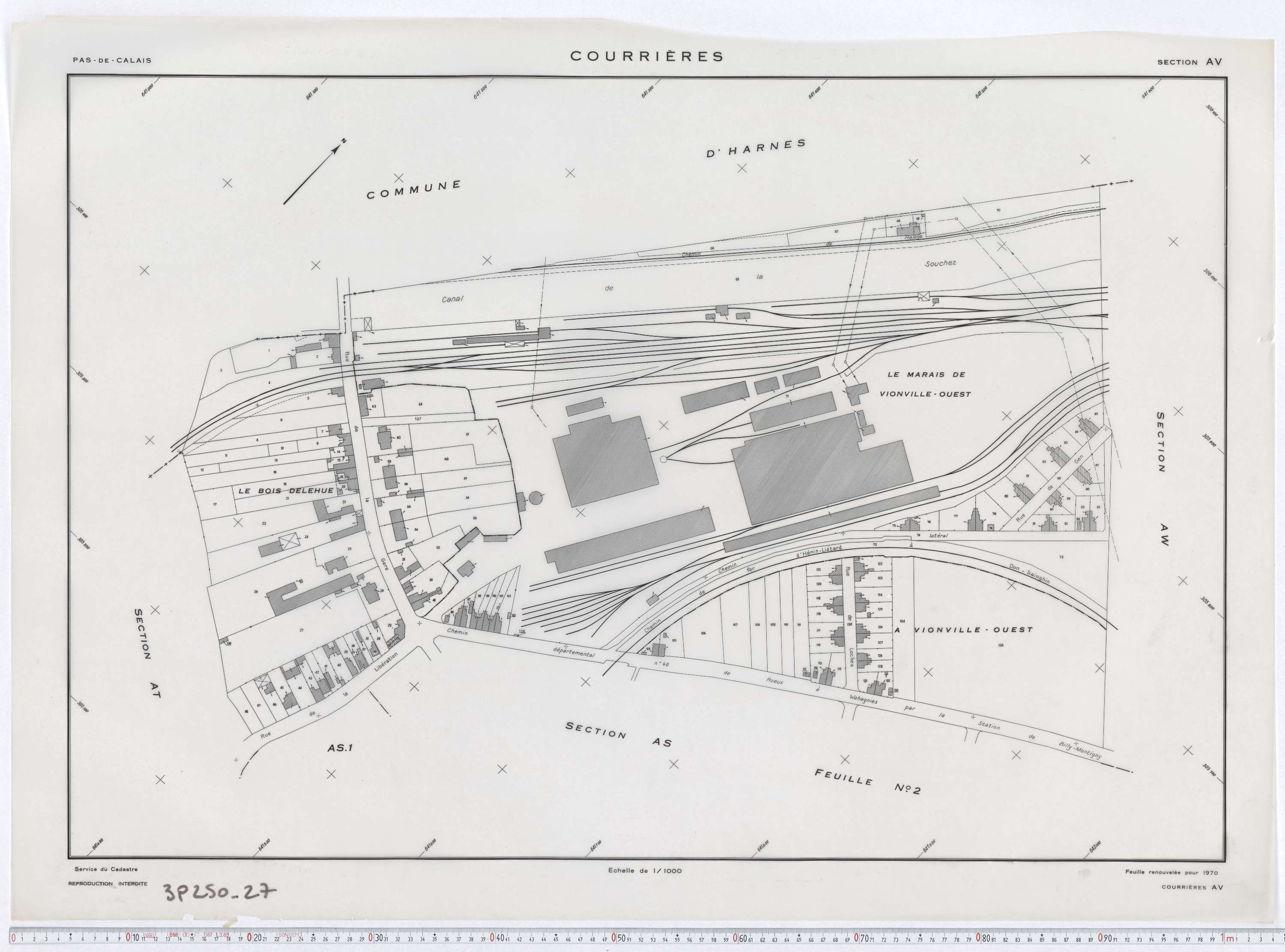 Courrières - Section AV.