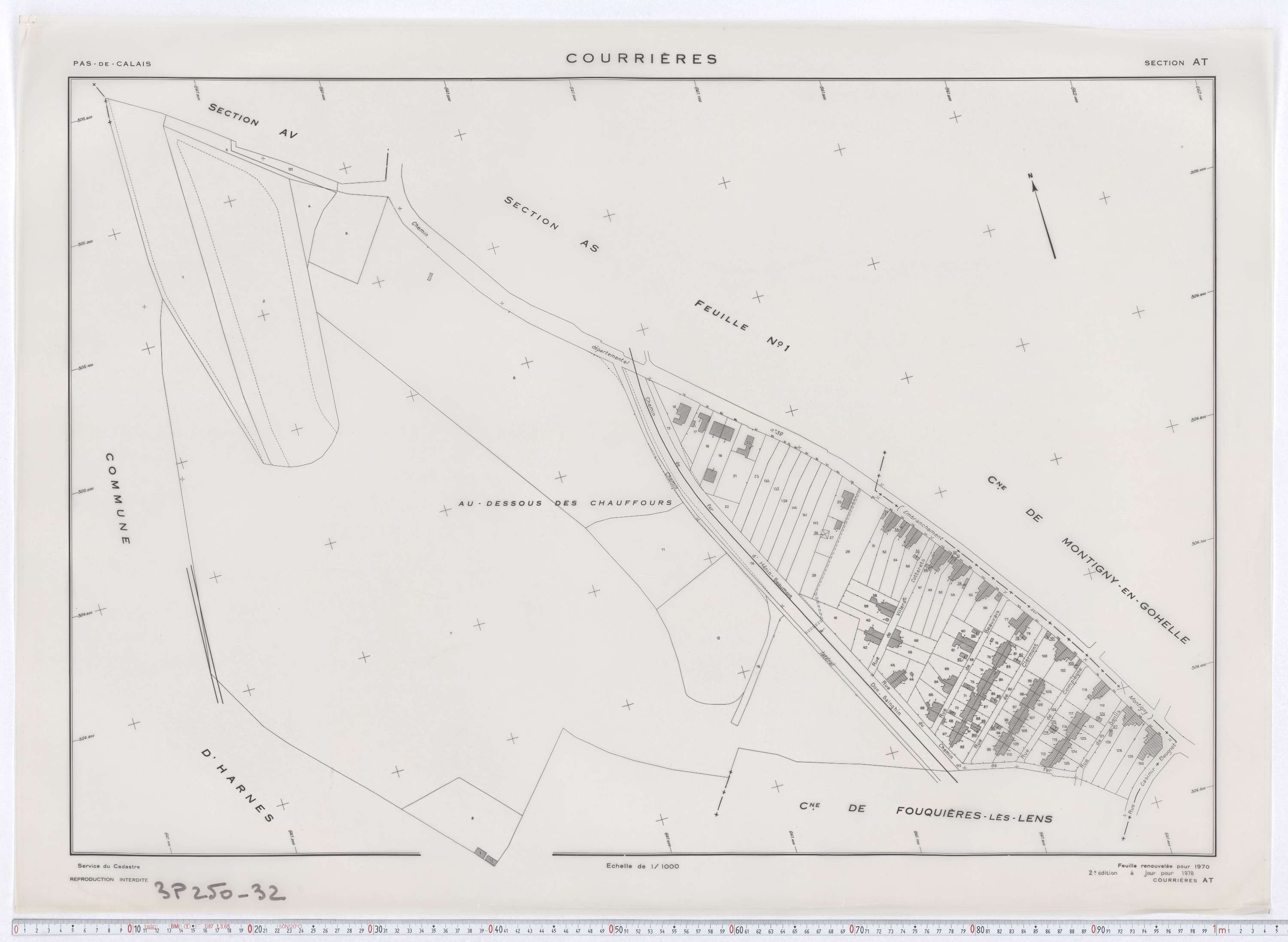 Courrières - Section AT.
