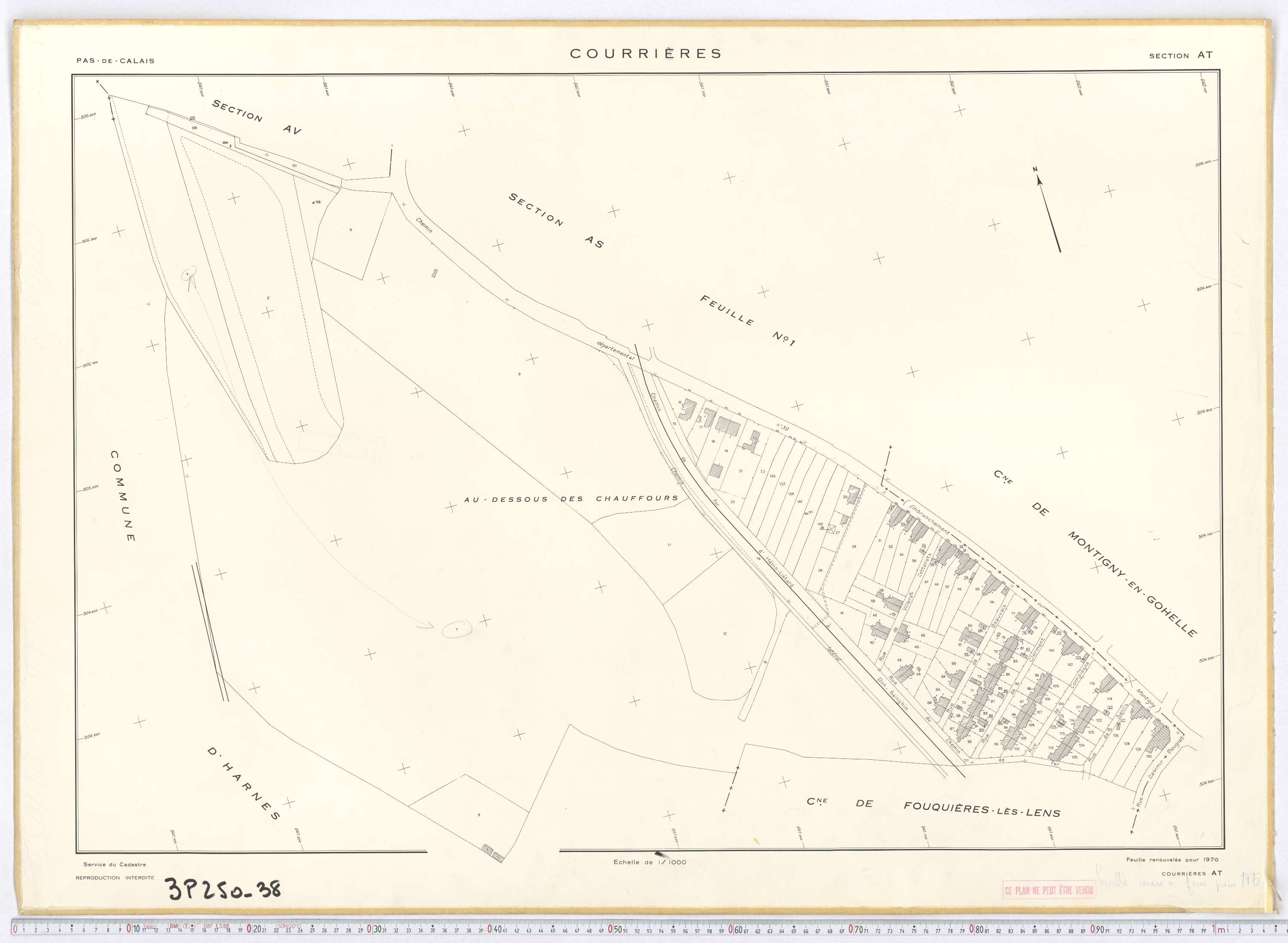 Courrières - Section AT.