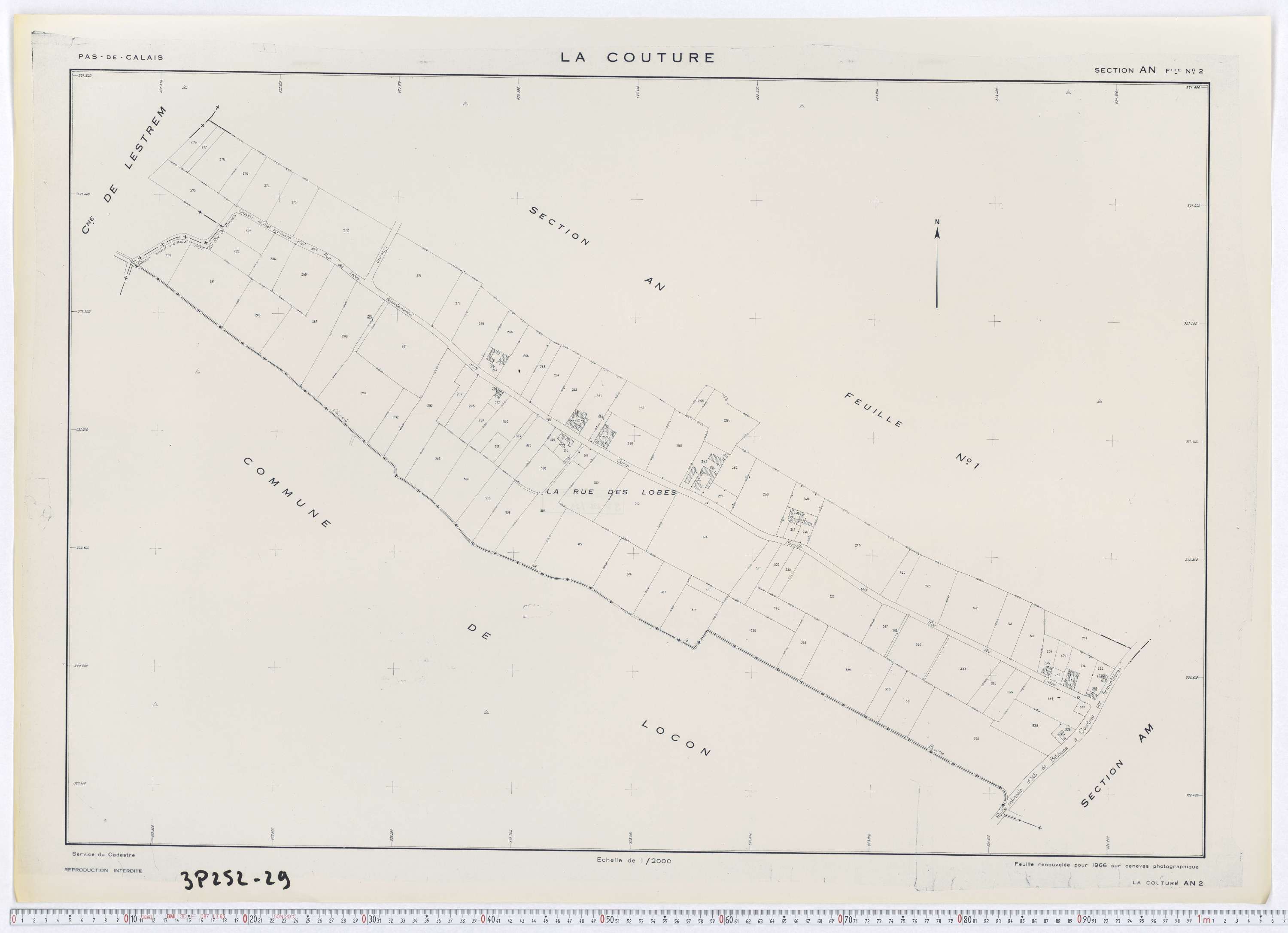 La Couture - Section AN, feuille 2.