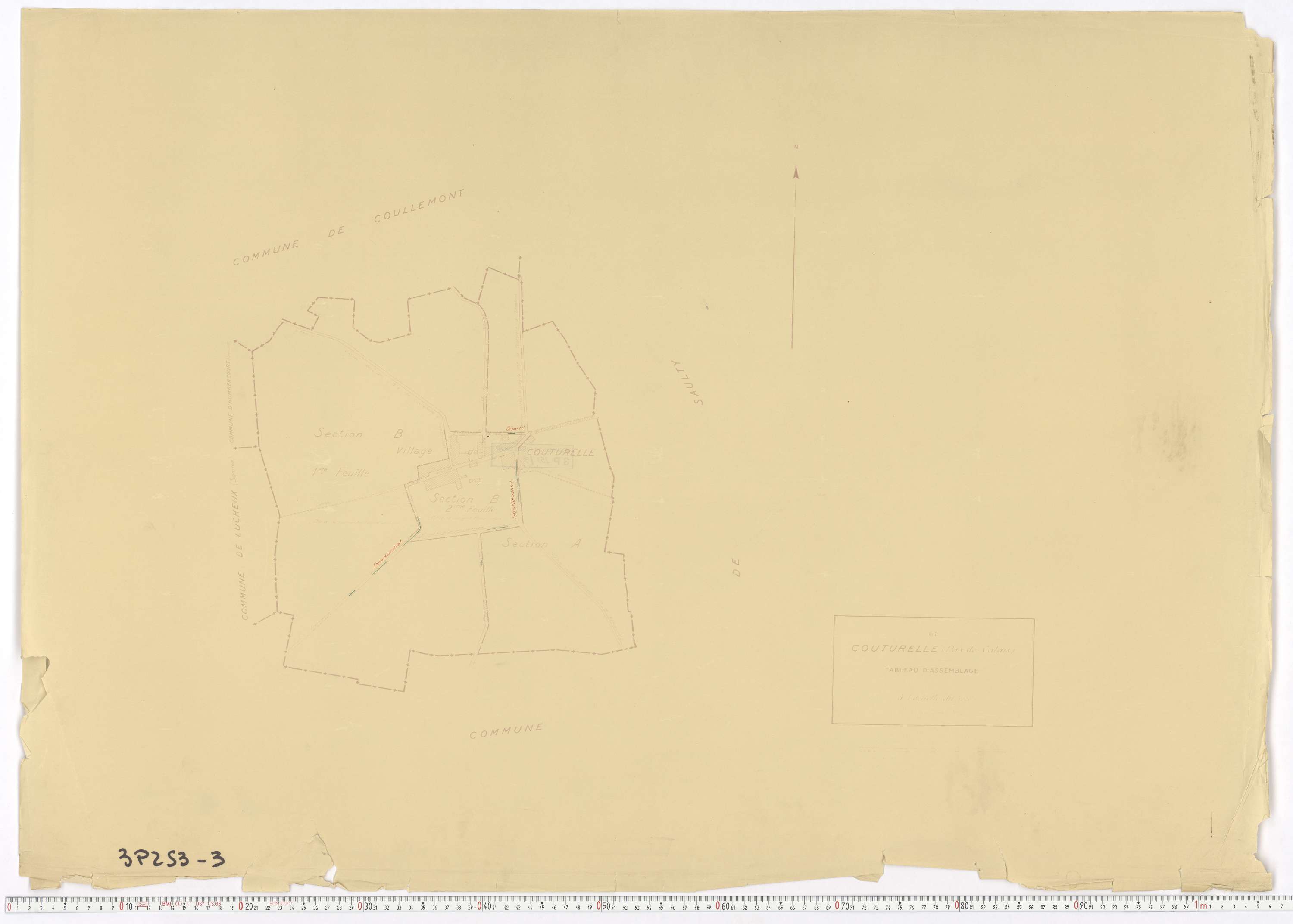 Couturelle - Tableau d'assemblage.
