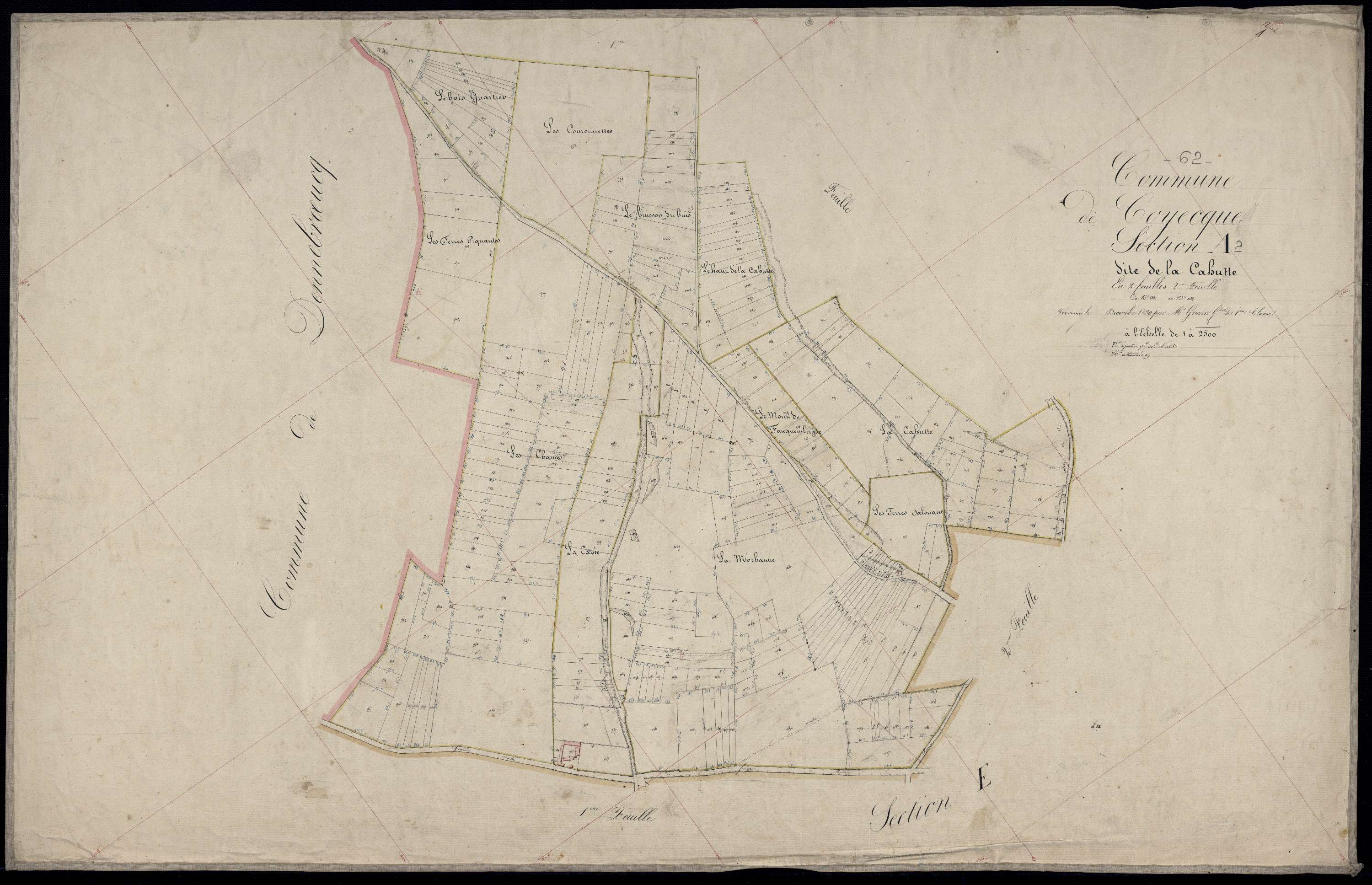 Coyecques - Section A, 2e feuille