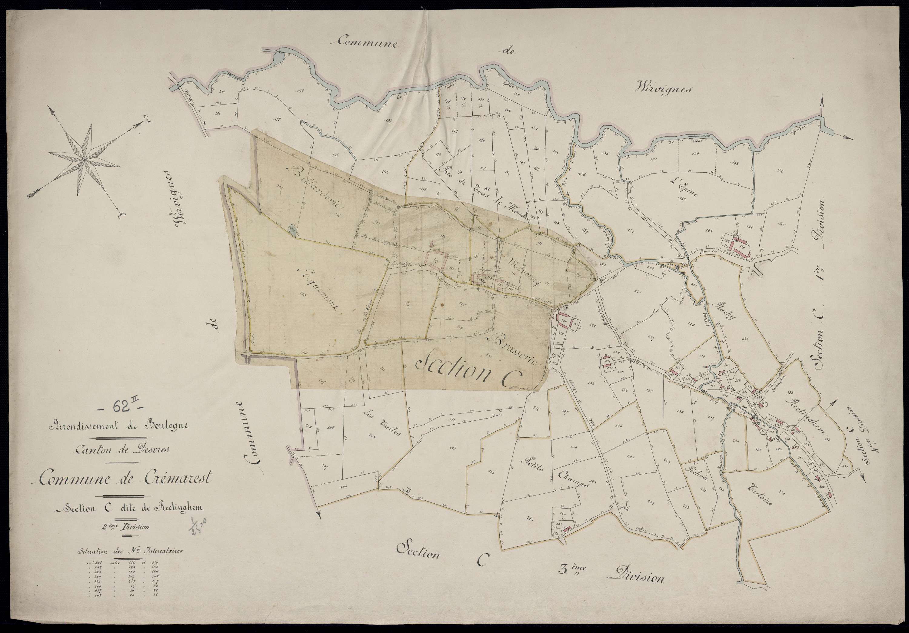 Crémarest - Section C, 2e feuille
